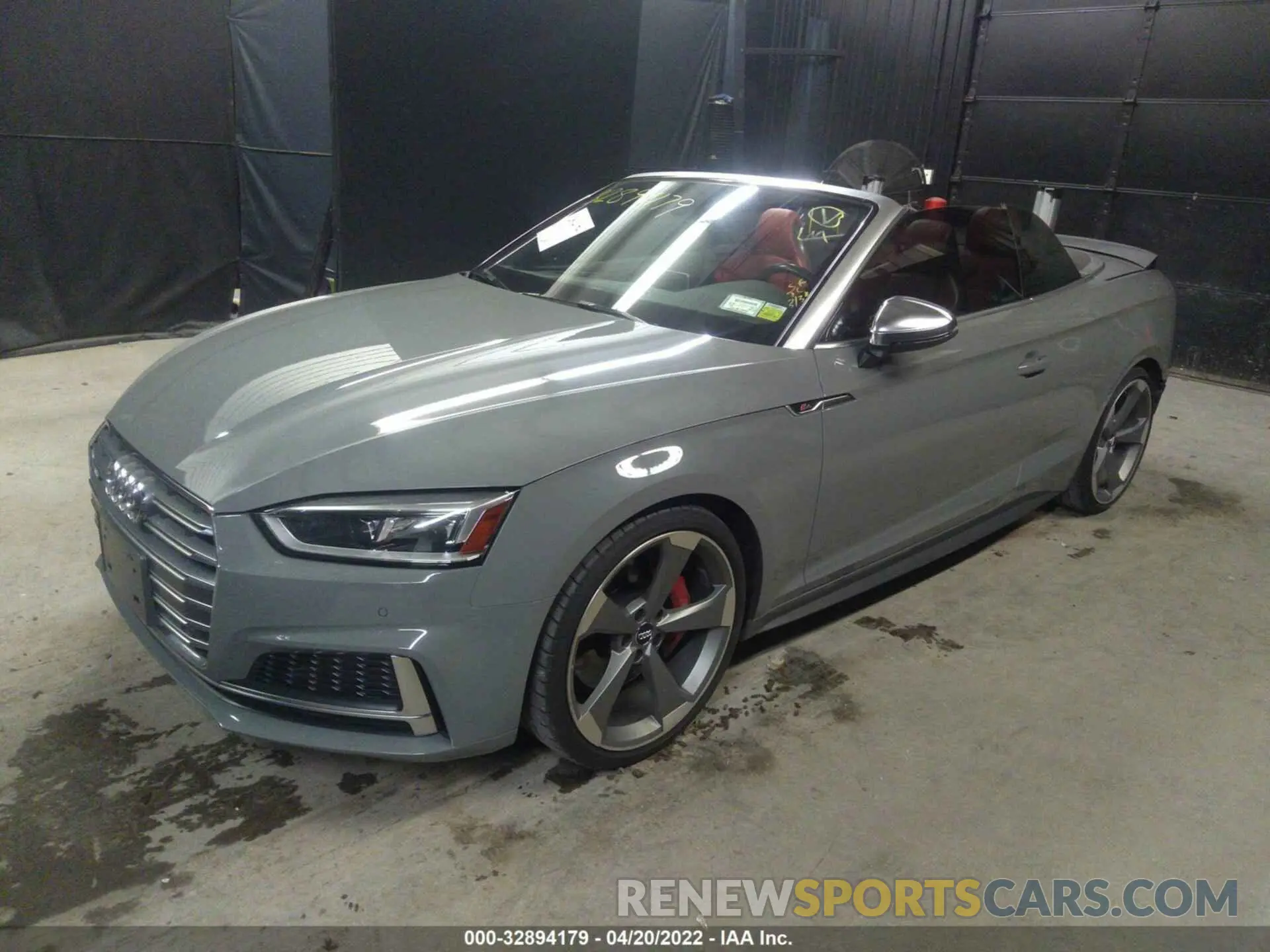 2 fotografías del automóvil dañado WAUY4GF5XKN000738 AUDI S5 CABRIOLET 2019