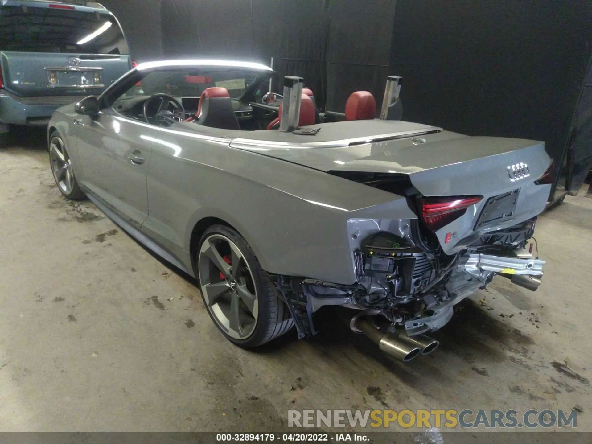 3 fotografías del automóvil dañado WAUY4GF5XKN000738 AUDI S5 CABRIOLET 2019