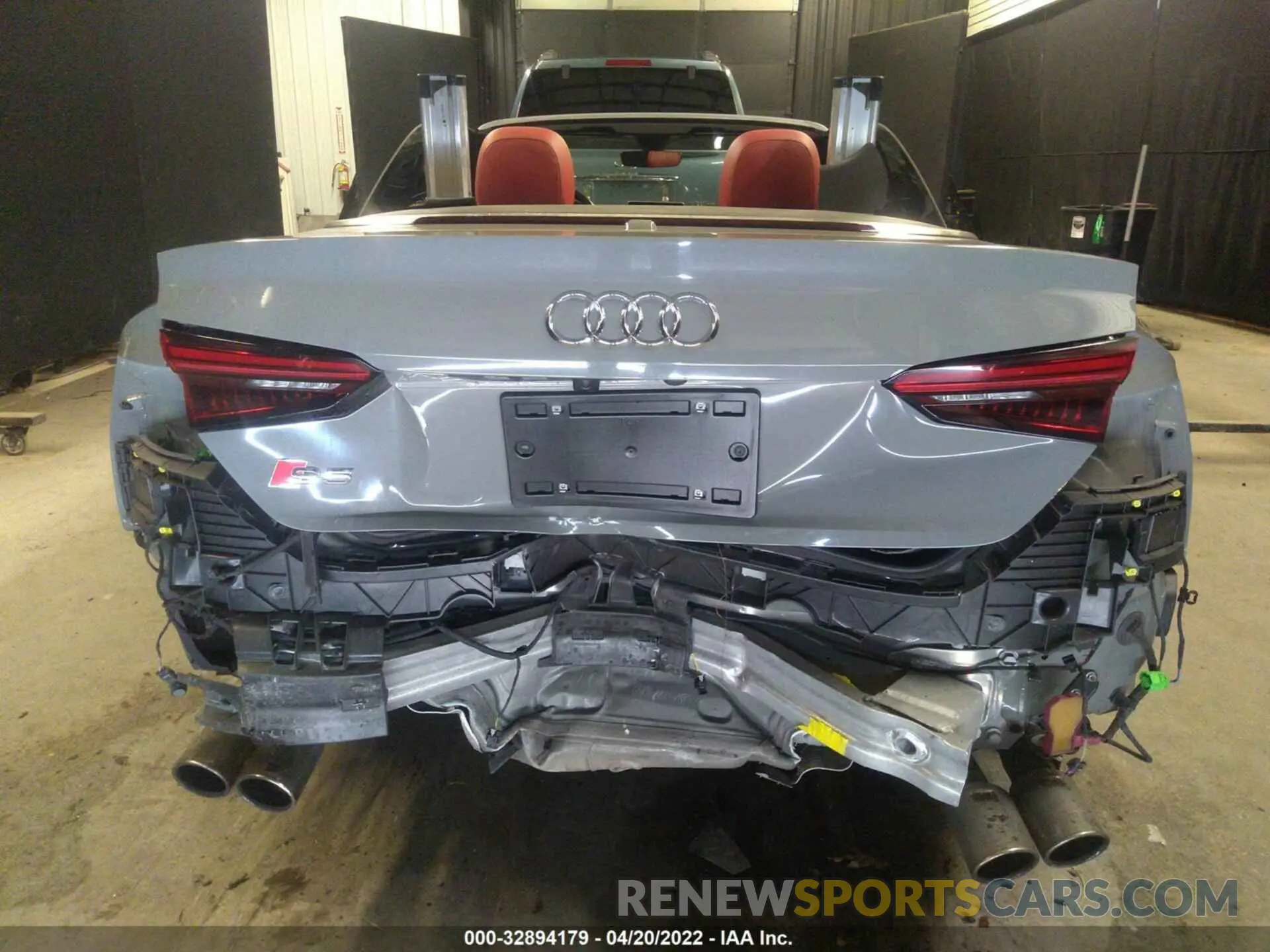 6 fotografías del automóvil dañado WAUY4GF5XKN000738 AUDI S5 CABRIOLET 2019