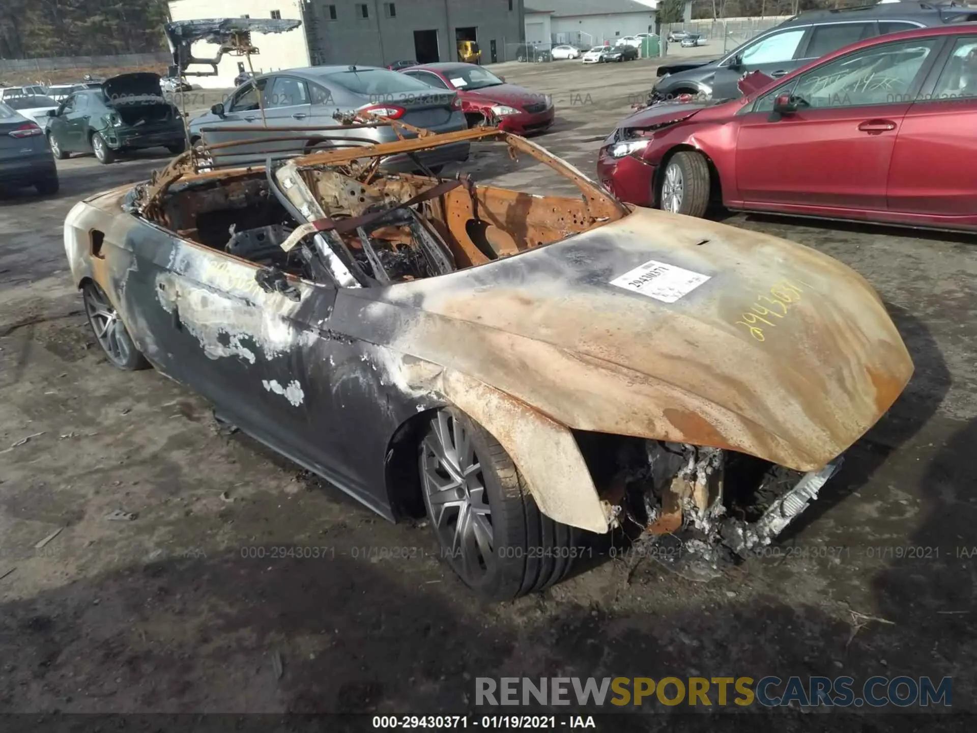 1 fotografías del automóvil dañado WAUW4GF55LN000297 AUDI S5 CABRIOLET 2020