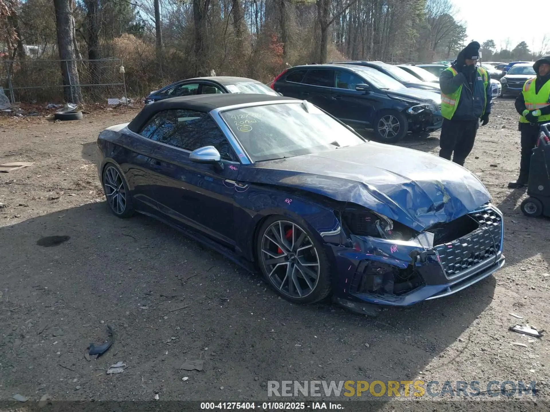 1 fotografías del automóvil dañado WAUW4GF56LN001541 AUDI S5 CABRIOLET 2020