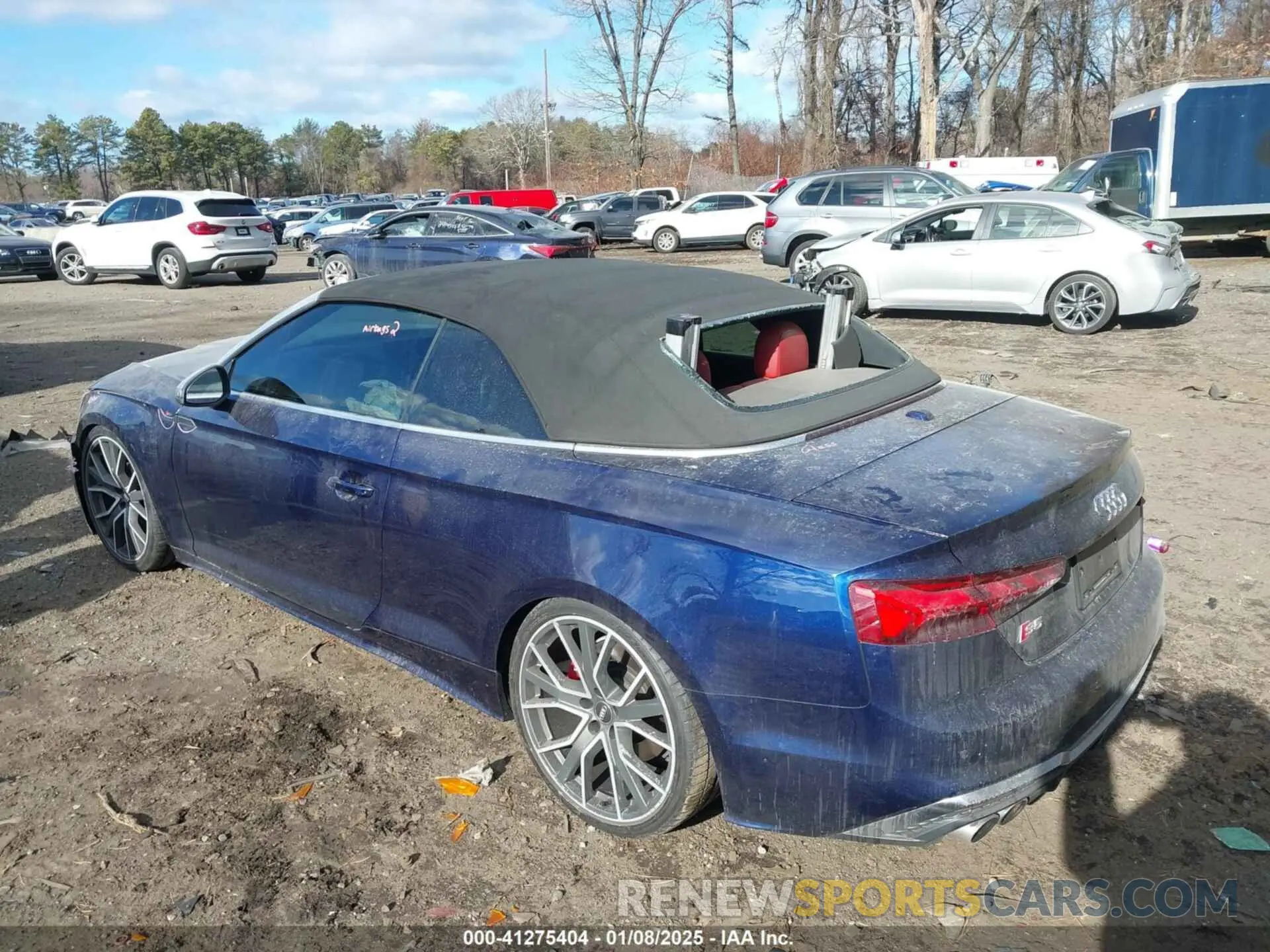 14 fotografías del automóvil dañado WAUW4GF56LN001541 AUDI S5 CABRIOLET 2020