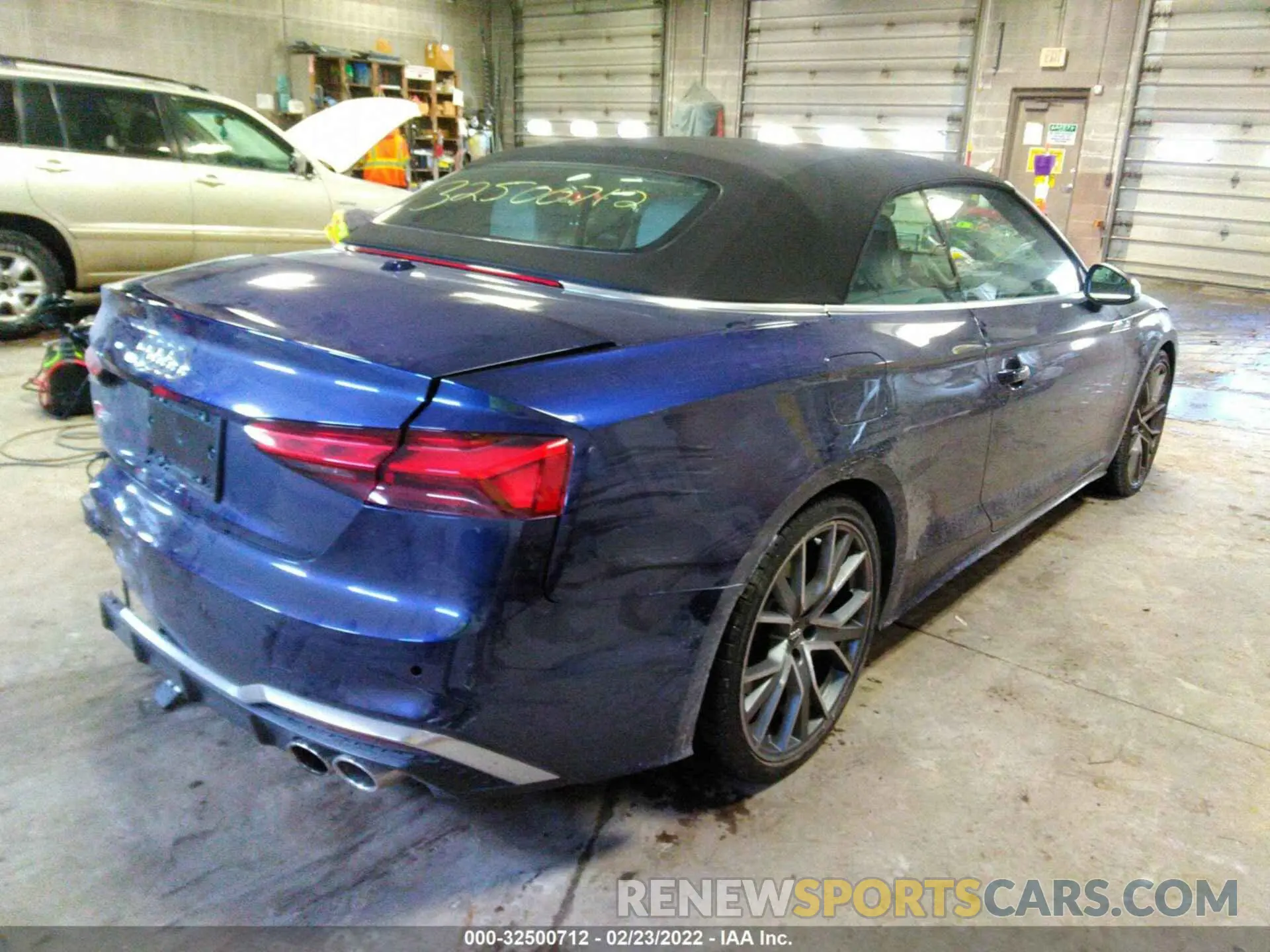 4 fotografías del automóvil dañado WAUW4GF57LN001371 AUDI S5 CABRIOLET 2020
