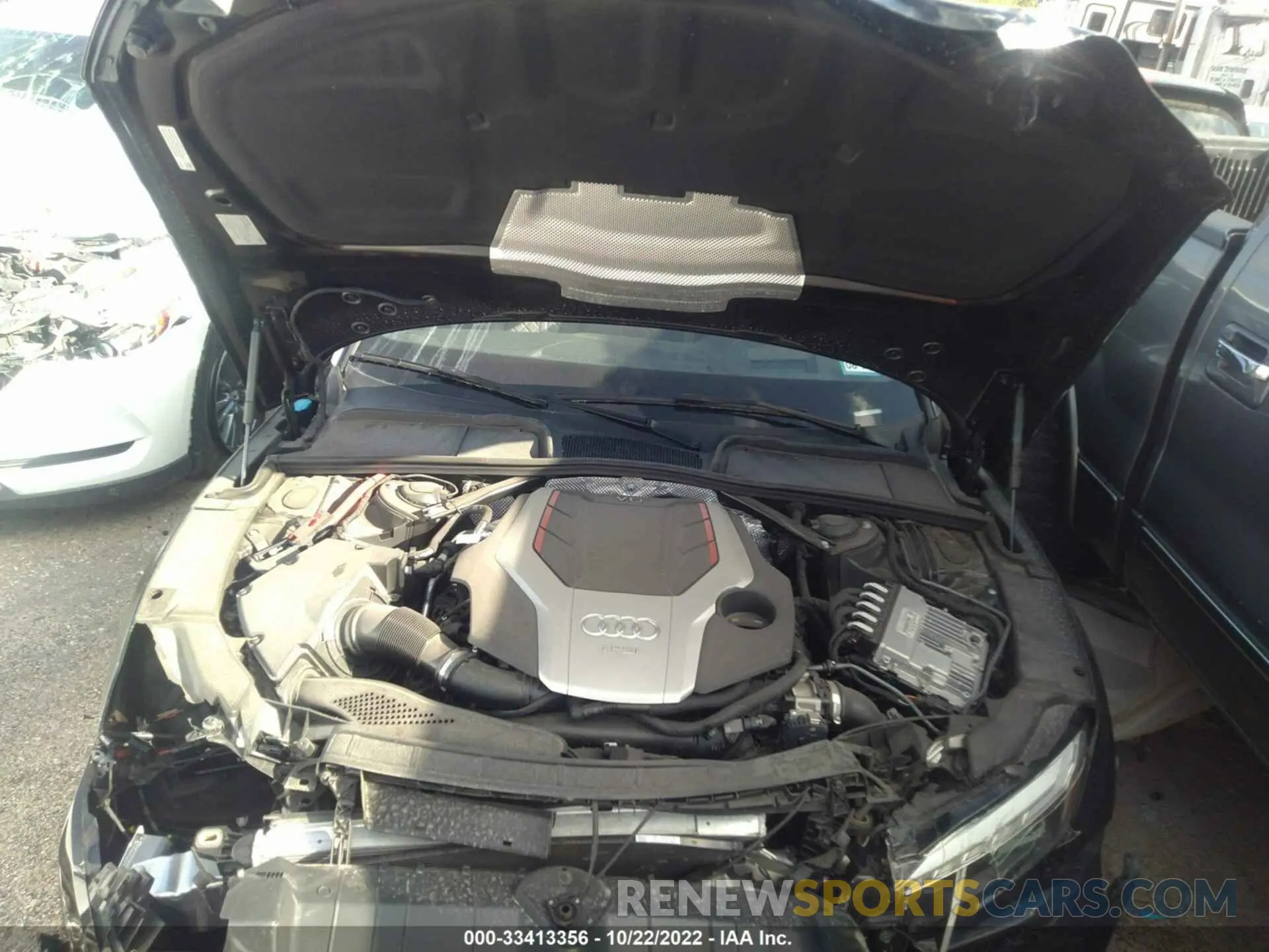 10 fotografías del automóvil dañado WAUY4GF58LN000495 AUDI S5 CABRIOLET 2020