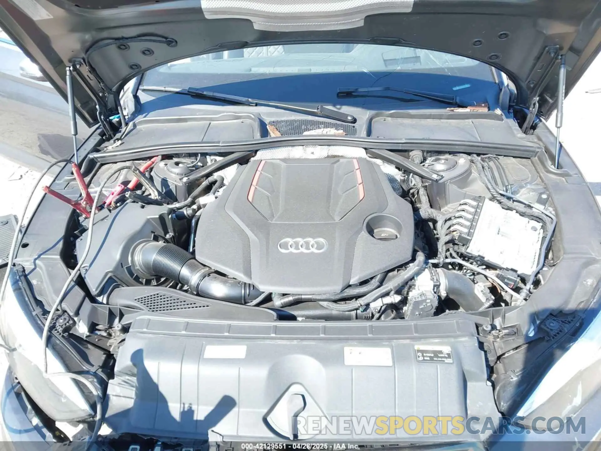 10 fotografías del automóvil dañado WAUY4GF52MN004561 AUDI S5 CABRIOLET 2021