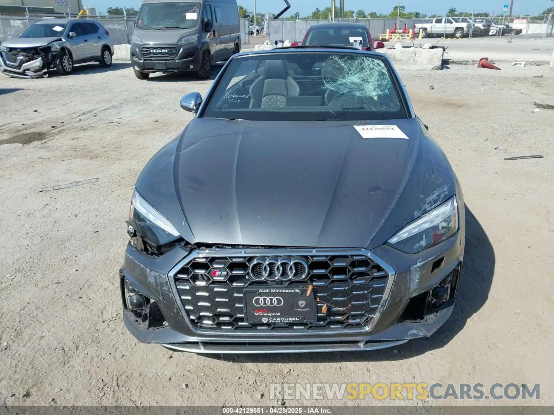 6 fotografías del automóvil dañado WAUY4GF52MN004561 AUDI S5 CABRIOLET 2021