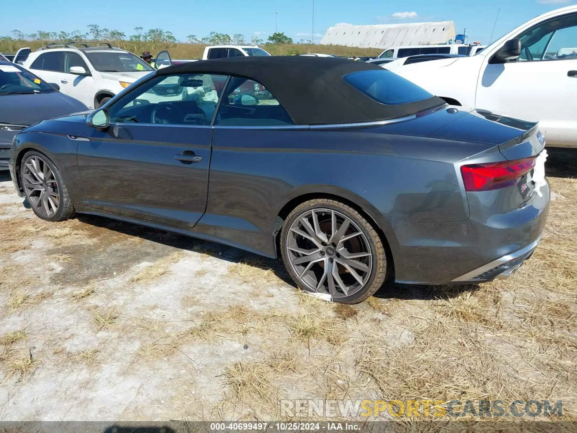 3 fotografías del automóvil dañado WAUW4GF55NN001789 AUDI S5 CABRIOLET 2022