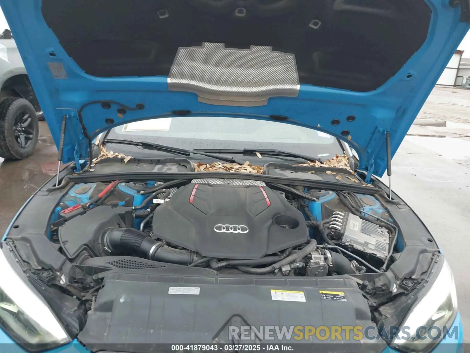 10 fotografías del automóvil dañado WAUY4GF56NN000823 AUDI S5 CABRIOLET 2022
