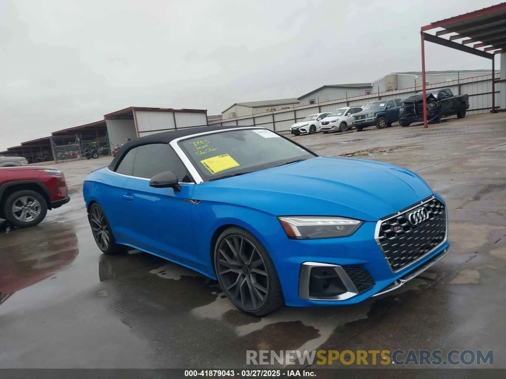 14 fotografías del automóvil dañado WAUY4GF56NN000823 AUDI S5 CABRIOLET 2022
