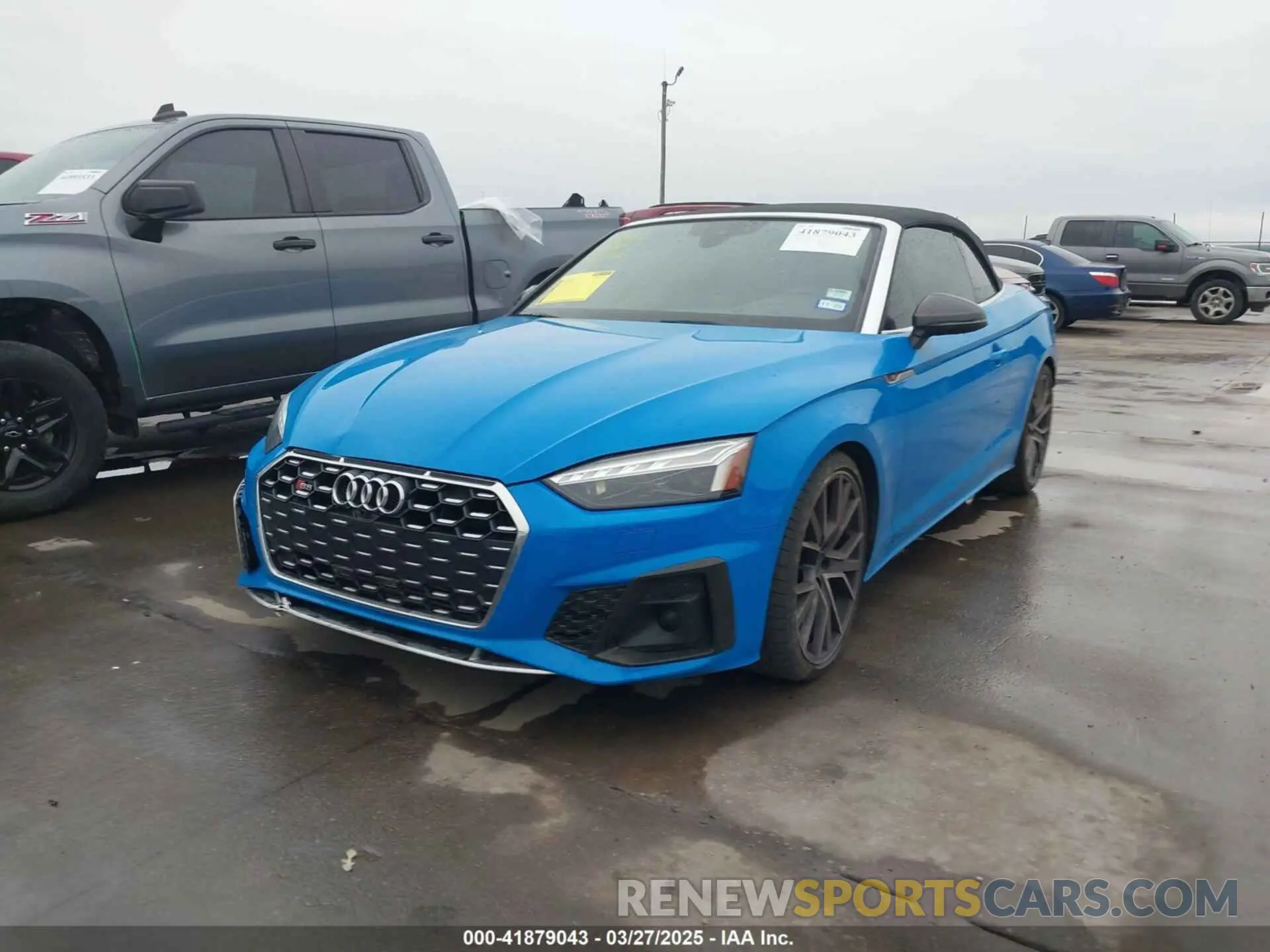 2 fotografías del automóvil dañado WAUY4GF56NN000823 AUDI S5 CABRIOLET 2022