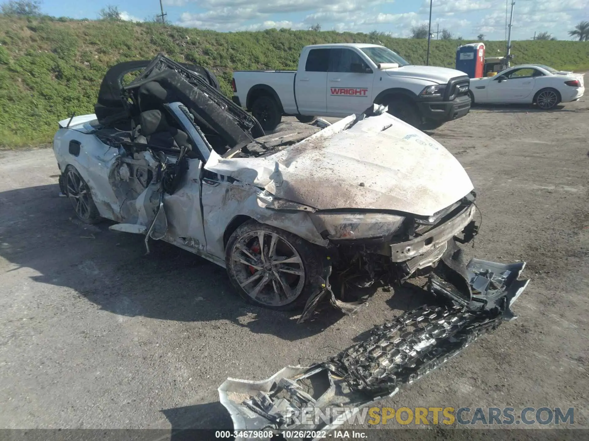 1 fotografías del automóvil dañado WAUW4GF53PN000868 AUDI S5 CABRIOLET 2023
