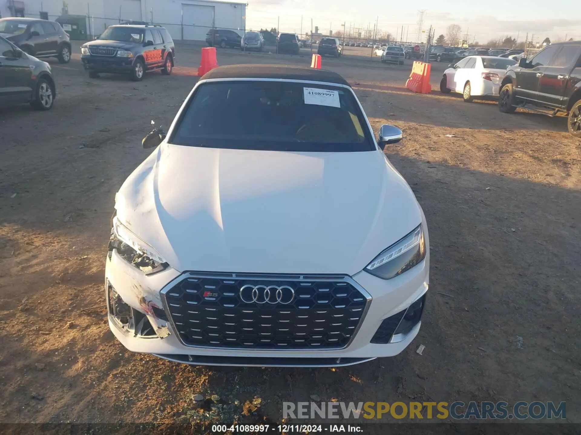 12 fotografías del automóvil dañado WAUW4GF56PN000931 AUDI S5 CABRIOLET 2023
