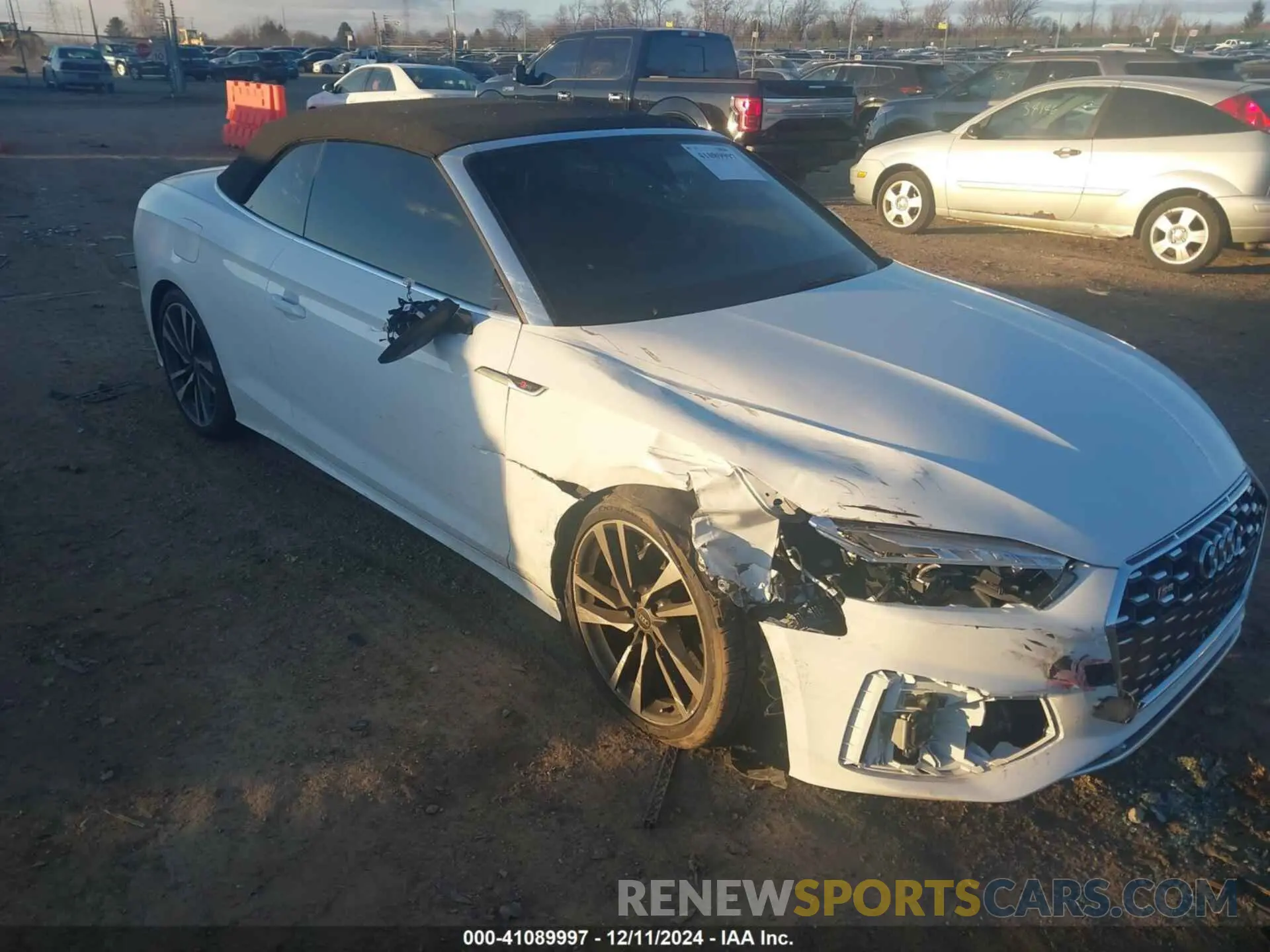 6 fotografías del automóvil dañado WAUW4GF56PN000931 AUDI S5 CABRIOLET 2023