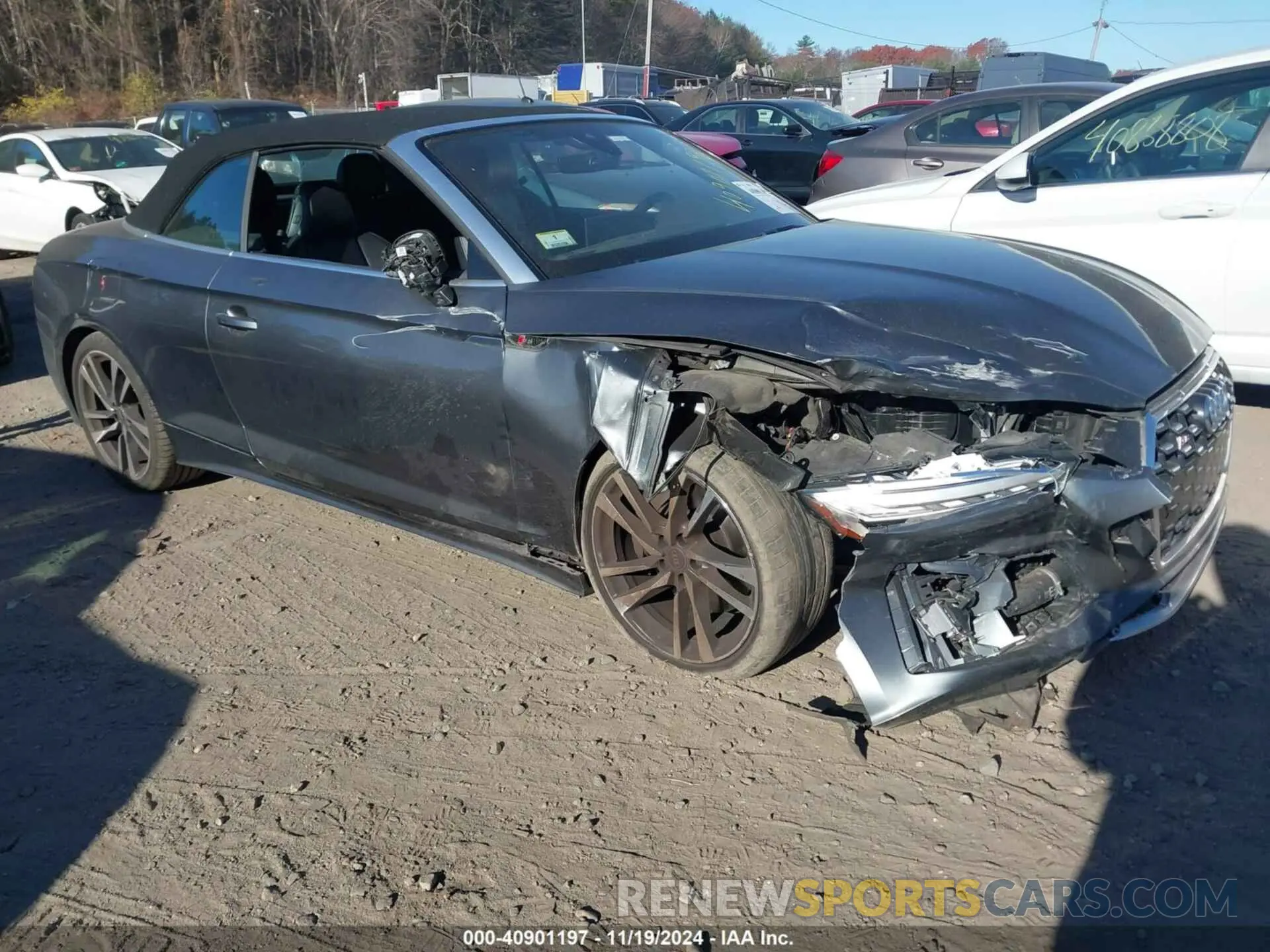 1 fotografías del automóvil dañado WAUW4GF59PN000440 AUDI S5 CABRIOLET 2023