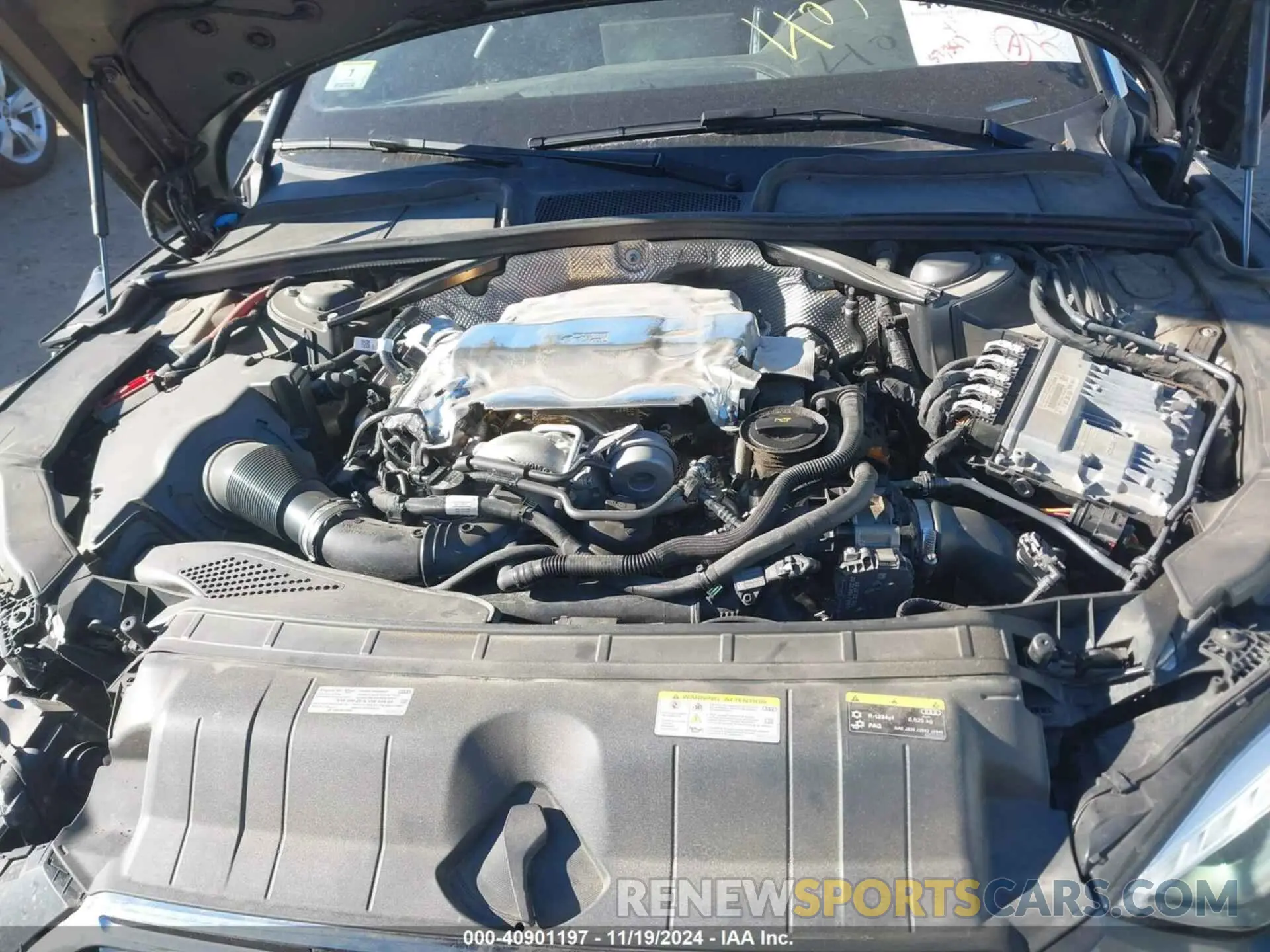 10 fotografías del automóvil dañado WAUW4GF59PN000440 AUDI S5 CABRIOLET 2023