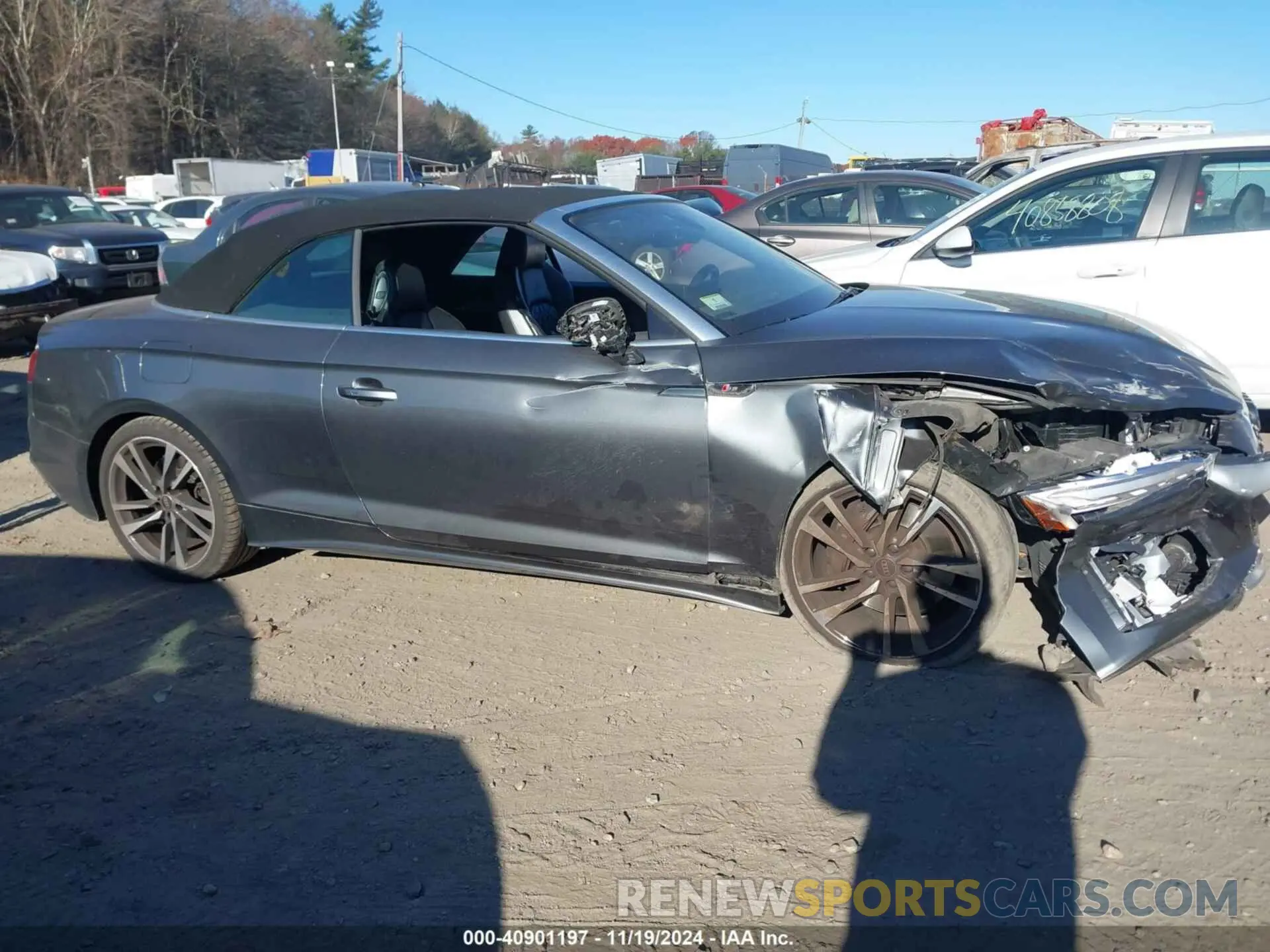 13 fotografías del automóvil dañado WAUW4GF59PN000440 AUDI S5 CABRIOLET 2023