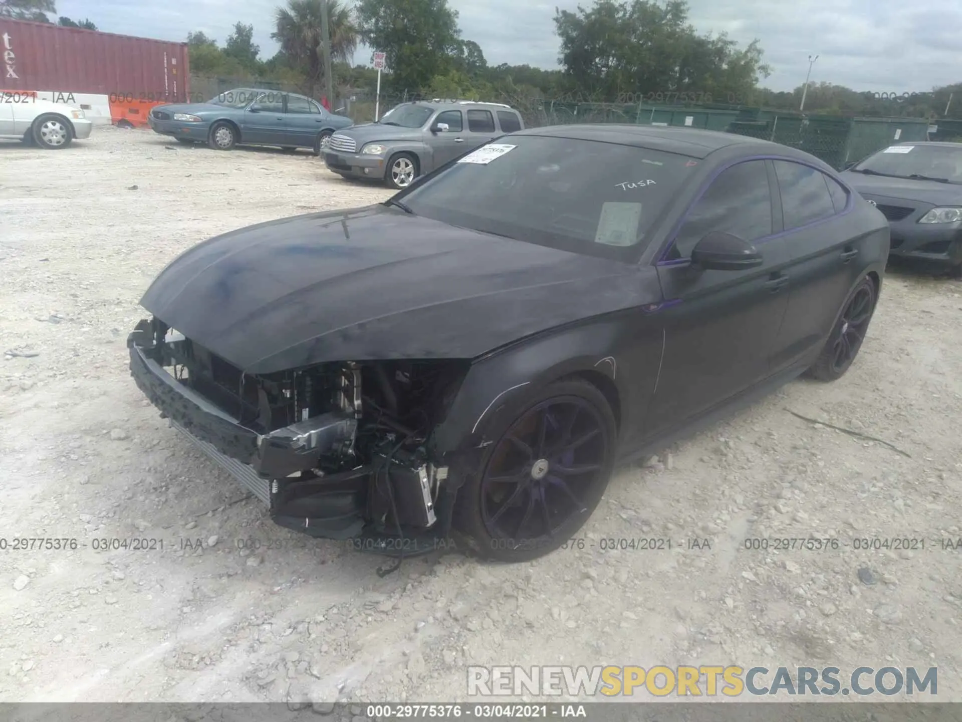 2 fotografías del automóvil dañado WAUC4CF54KA017156 AUDI S5 SPORTBACK 2019