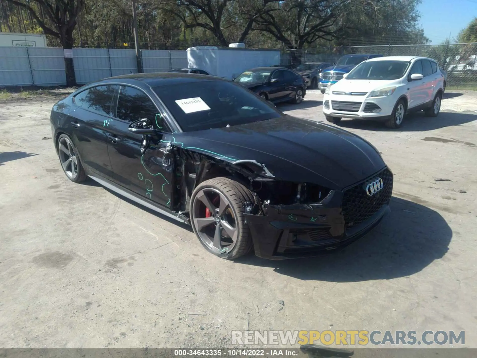 1 fotografías del automóvil dañado WAUC4CF59KA093312 AUDI S5 SPORTBACK 2019