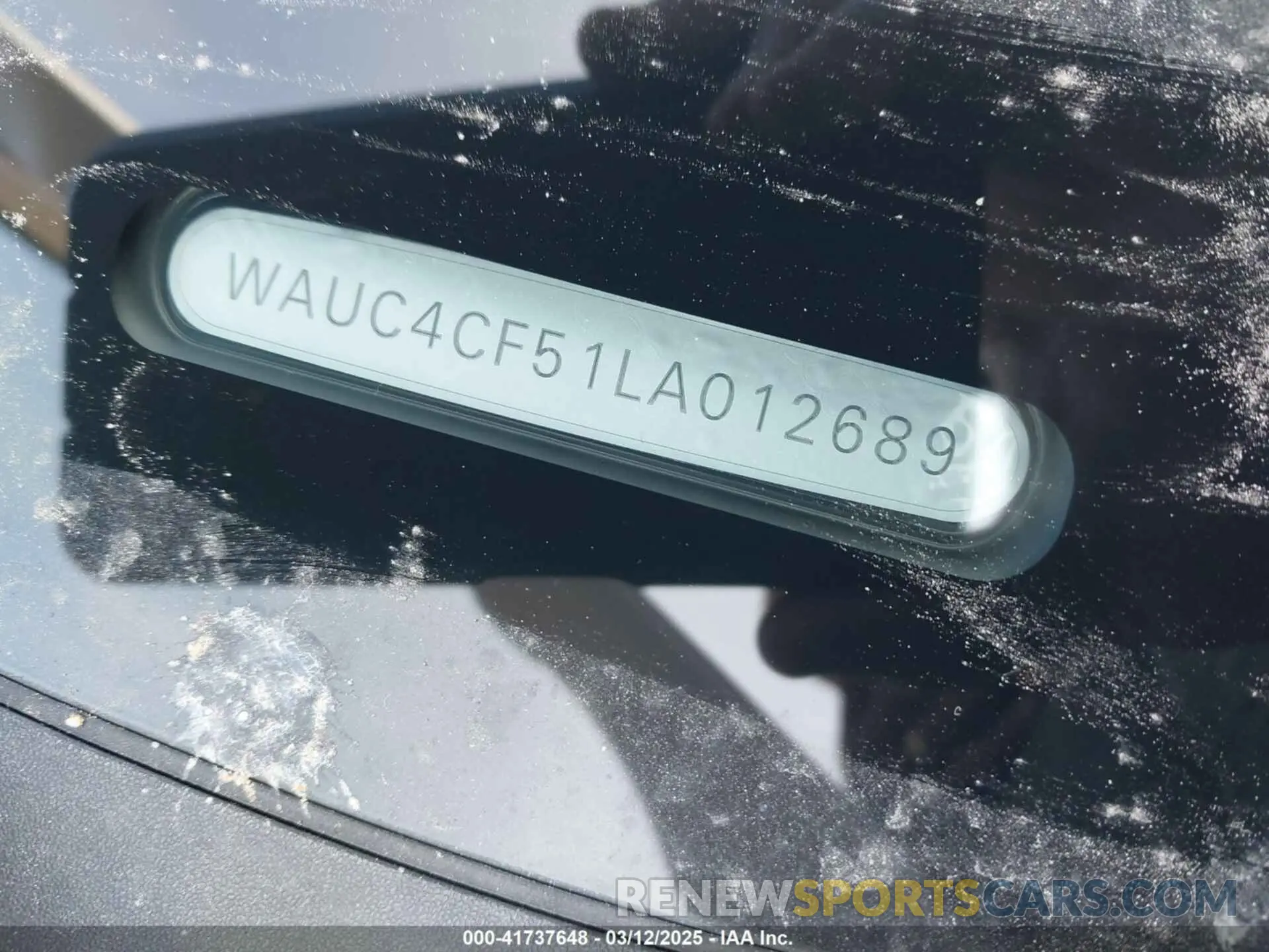17 fotografías del automóvil dañado WAUC4CF51LA012689 AUDI S5 SPORTBACK 2020