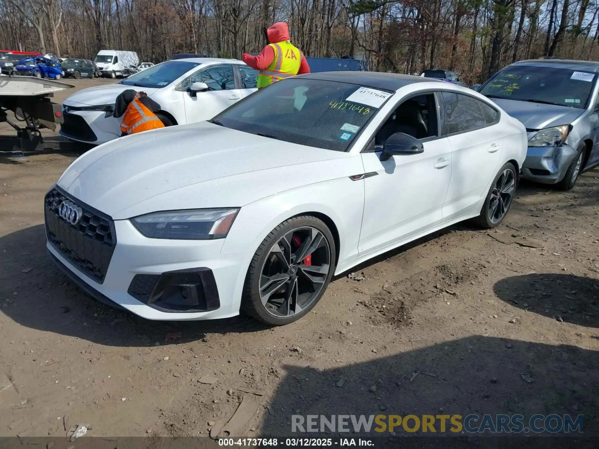 2 fotografías del automóvil dañado WAUC4CF51LA012689 AUDI S5 SPORTBACK 2020
