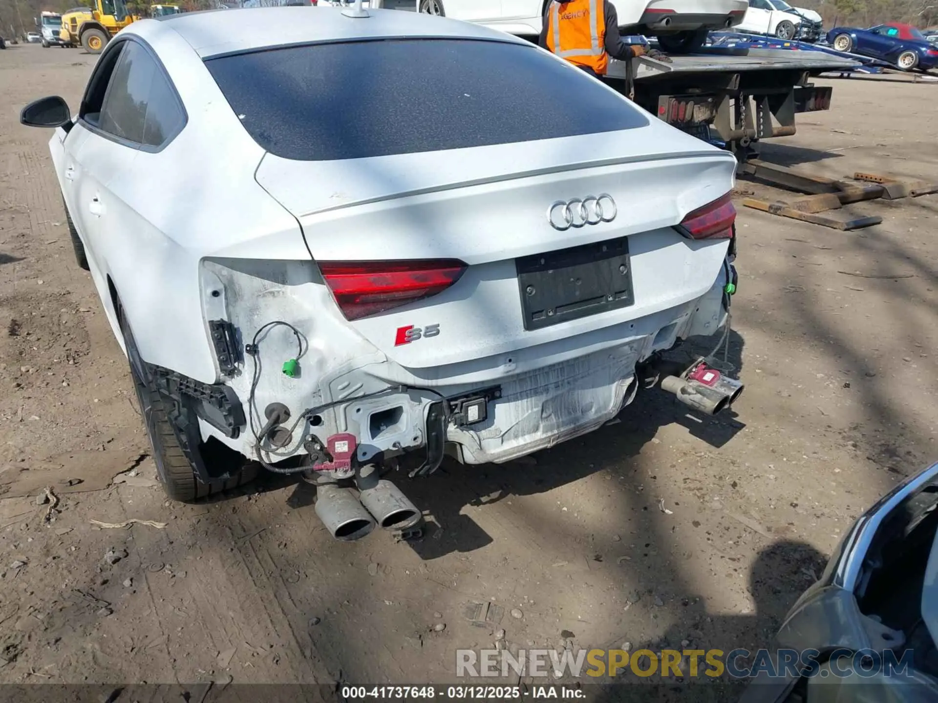 6 fotografías del automóvil dañado WAUC4CF51LA012689 AUDI S5 SPORTBACK 2020