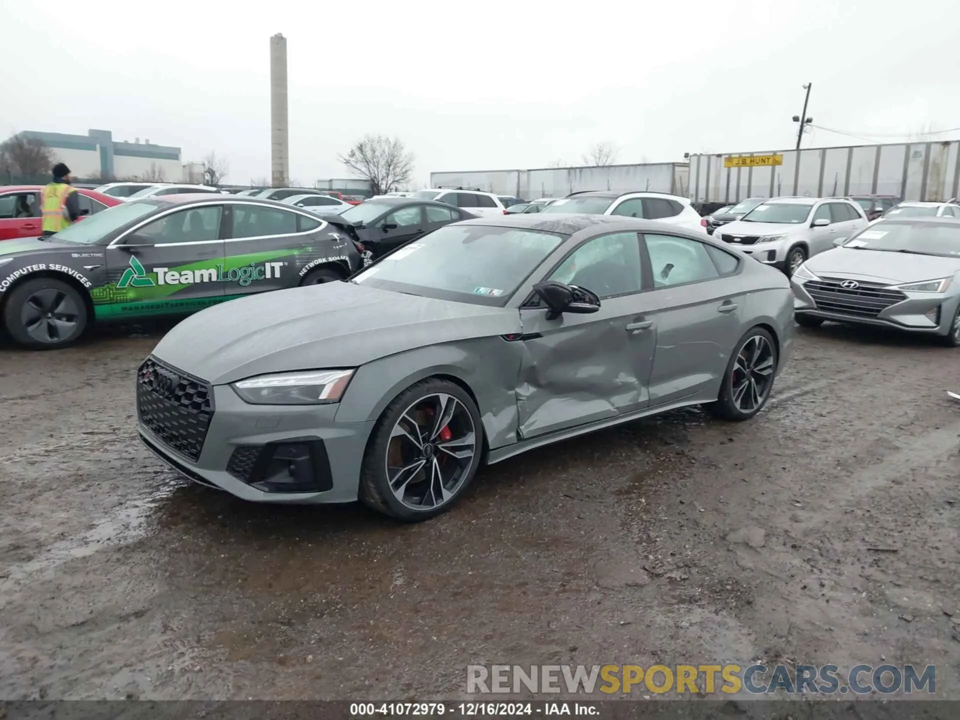 2 fotografías del automóvil dañado WAUB4CF50MA048337 AUDI S5 SPORTBACK 2021