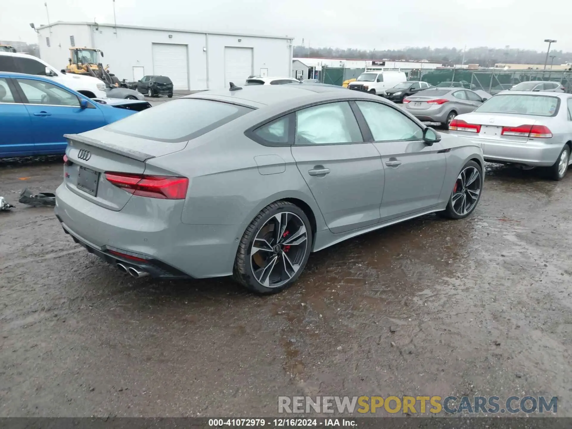 4 fotografías del automóvil dañado WAUB4CF50MA048337 AUDI S5 SPORTBACK 2021