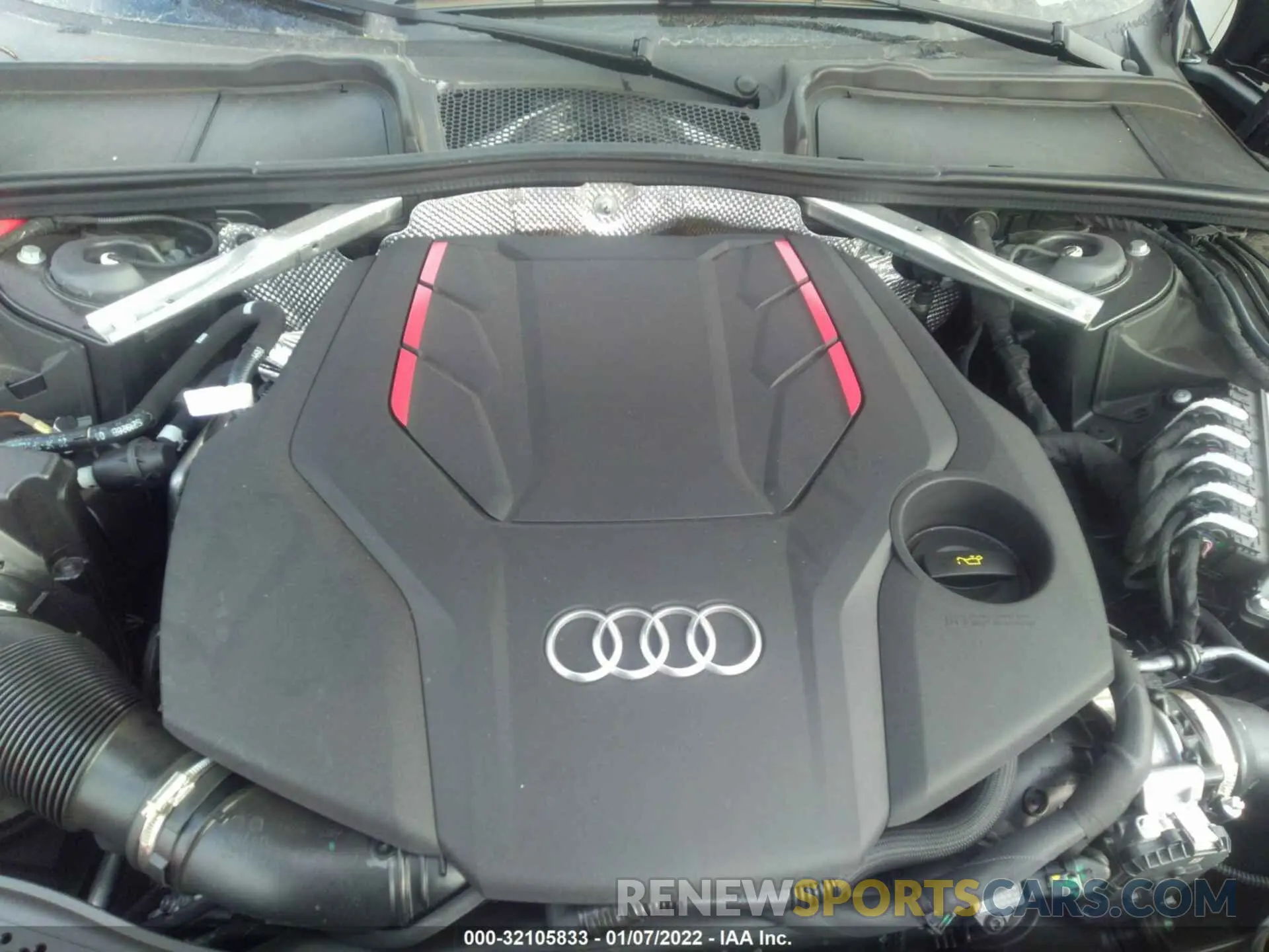 10 fotografías del automóvil dañado WAUB4CF58MA006711 AUDI S5 SPORTBACK 2021