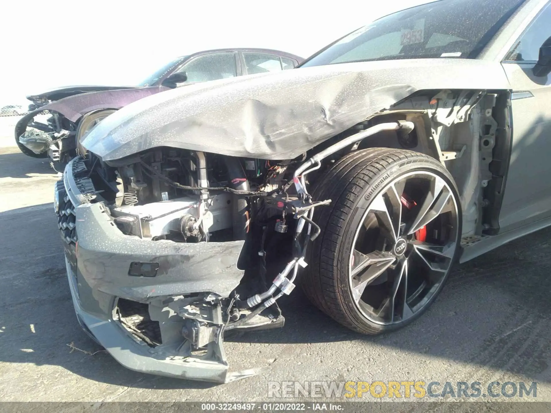 6 fotografías del automóvil dañado WAUB4CF58MA032824 AUDI S5 SPORTBACK 2021