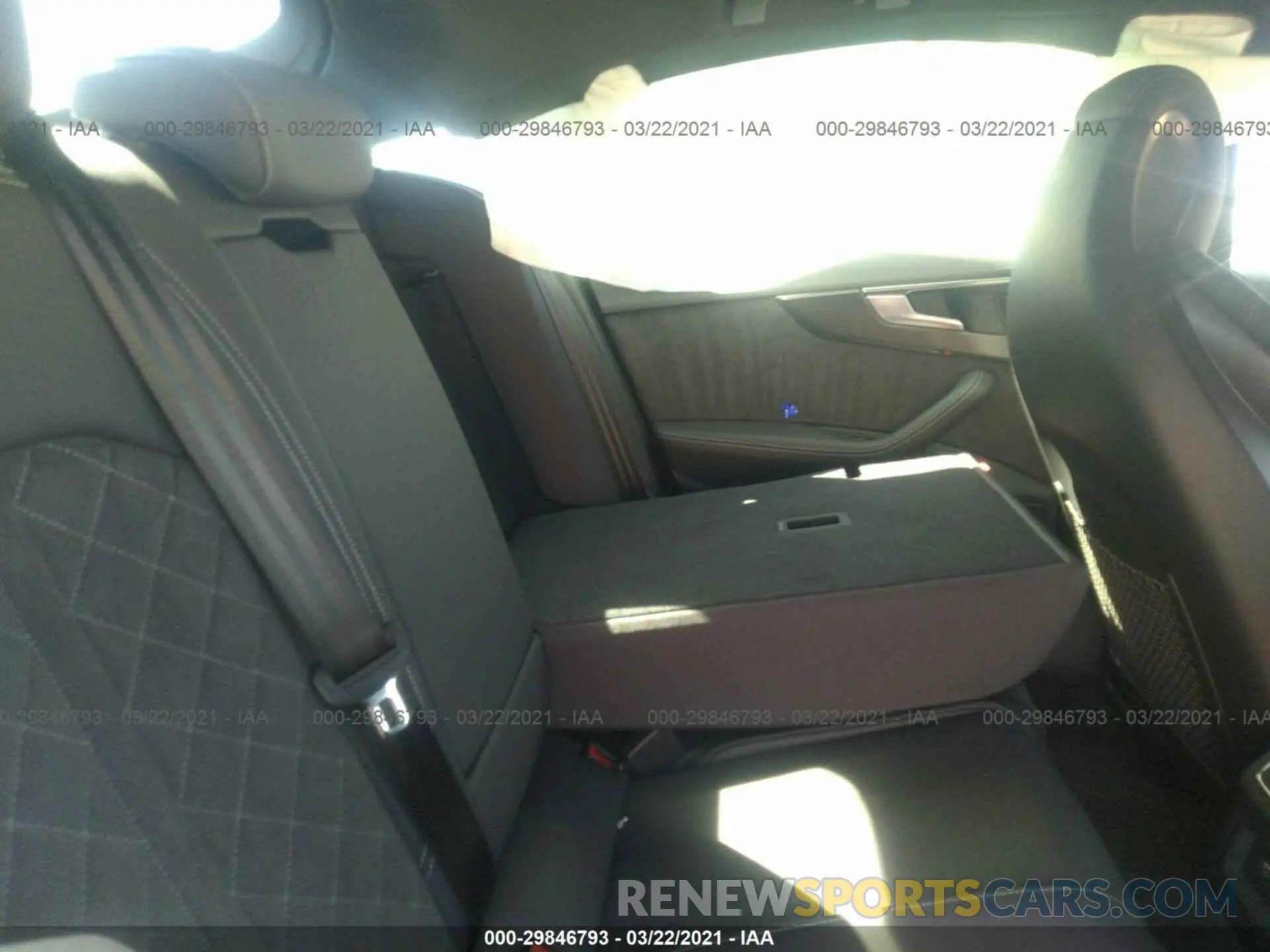 8 fotografías del automóvil dañado WAUB4DF50MA019068 AUDI S5 SPORTBACK 2021