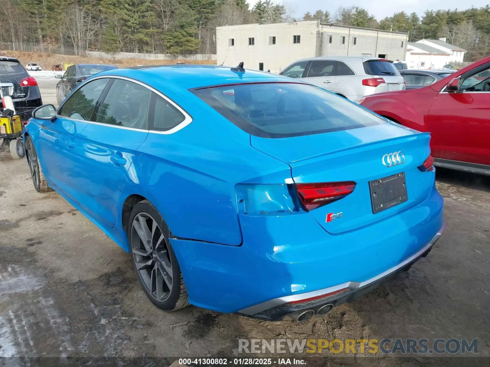 14 fotografías del automóvil dañado WAUC4CF50MA005959 AUDI S5 SPORTBACK 2021
