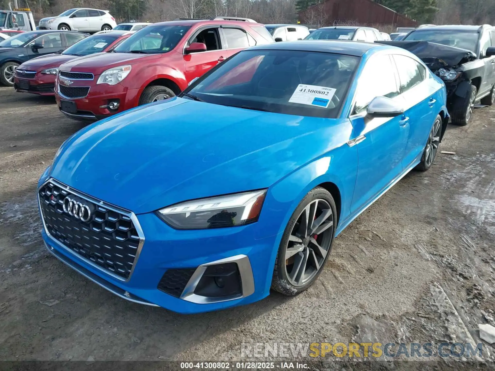 2 fotografías del automóvil dañado WAUC4CF50MA005959 AUDI S5 SPORTBACK 2021