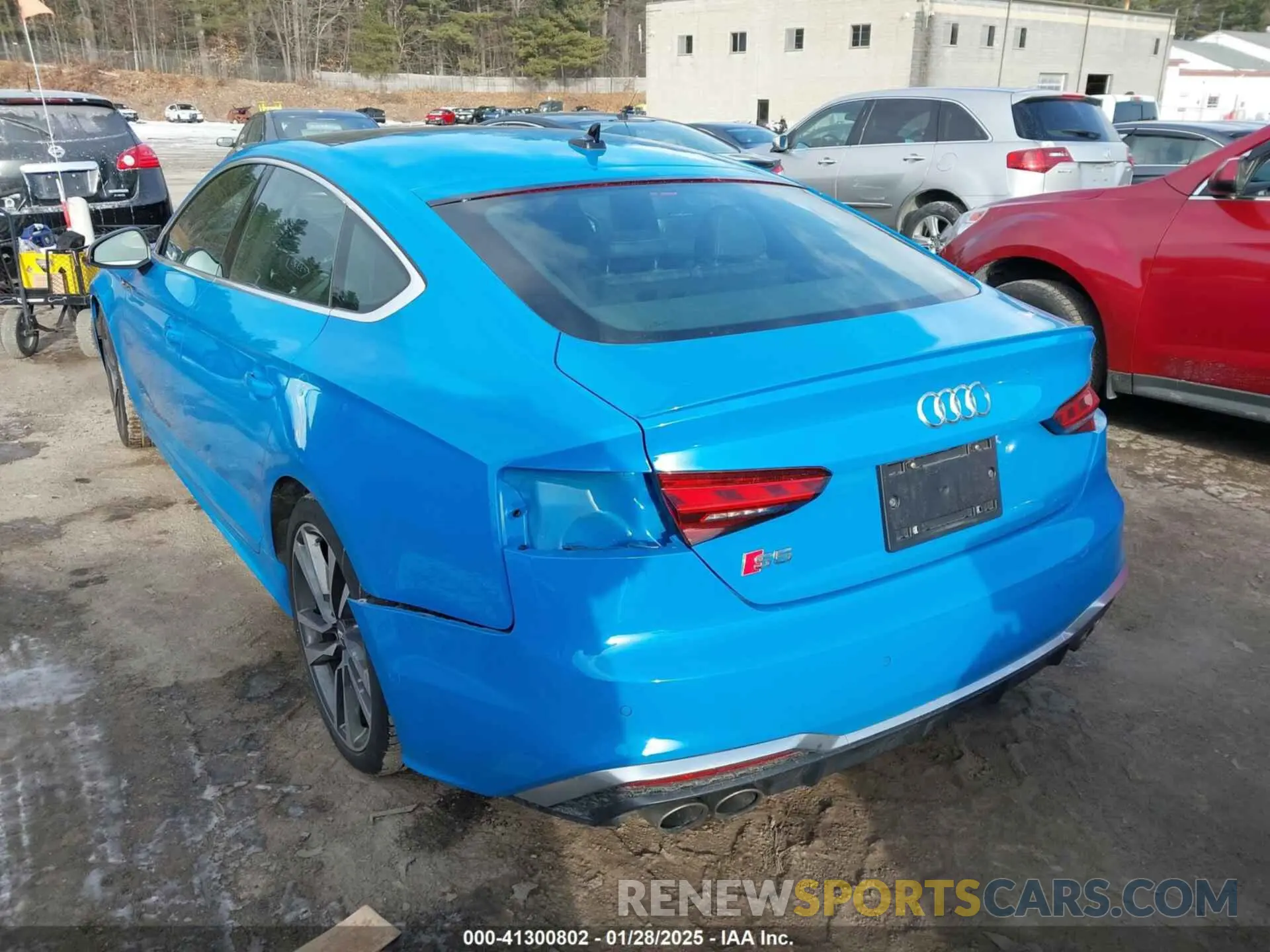 3 fotografías del automóvil dañado WAUC4CF50MA005959 AUDI S5 SPORTBACK 2021