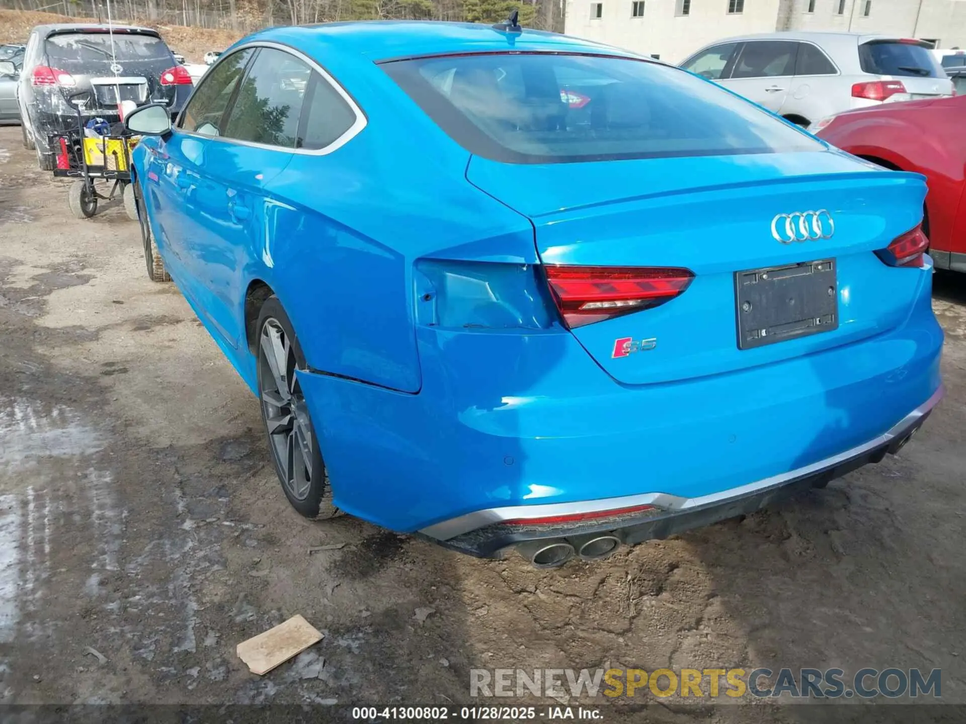 6 fotografías del automóvil dañado WAUC4CF50MA005959 AUDI S5 SPORTBACK 2021