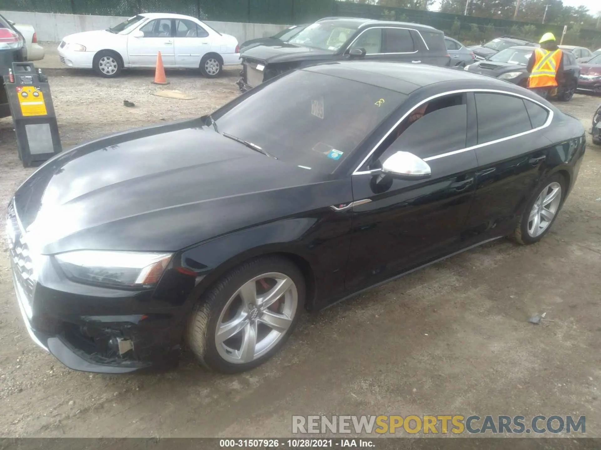 2 fotografías del automóvil dañado WAUC4CF54MA002501 AUDI S5 SPORTBACK 2021