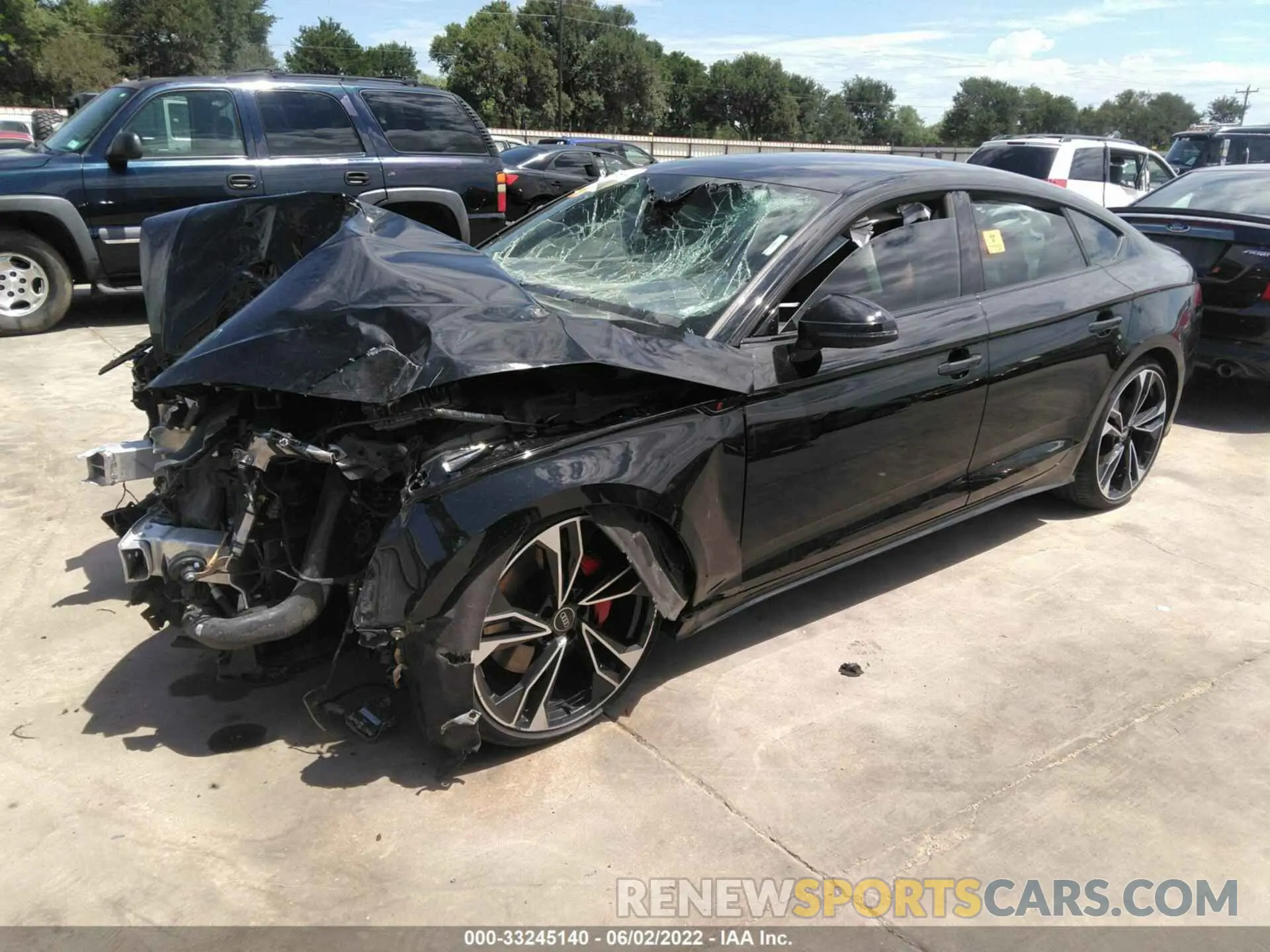 2 fotografías del automóvil dañado WAUC4CF58MA052012 AUDI S5 SPORTBACK 2021