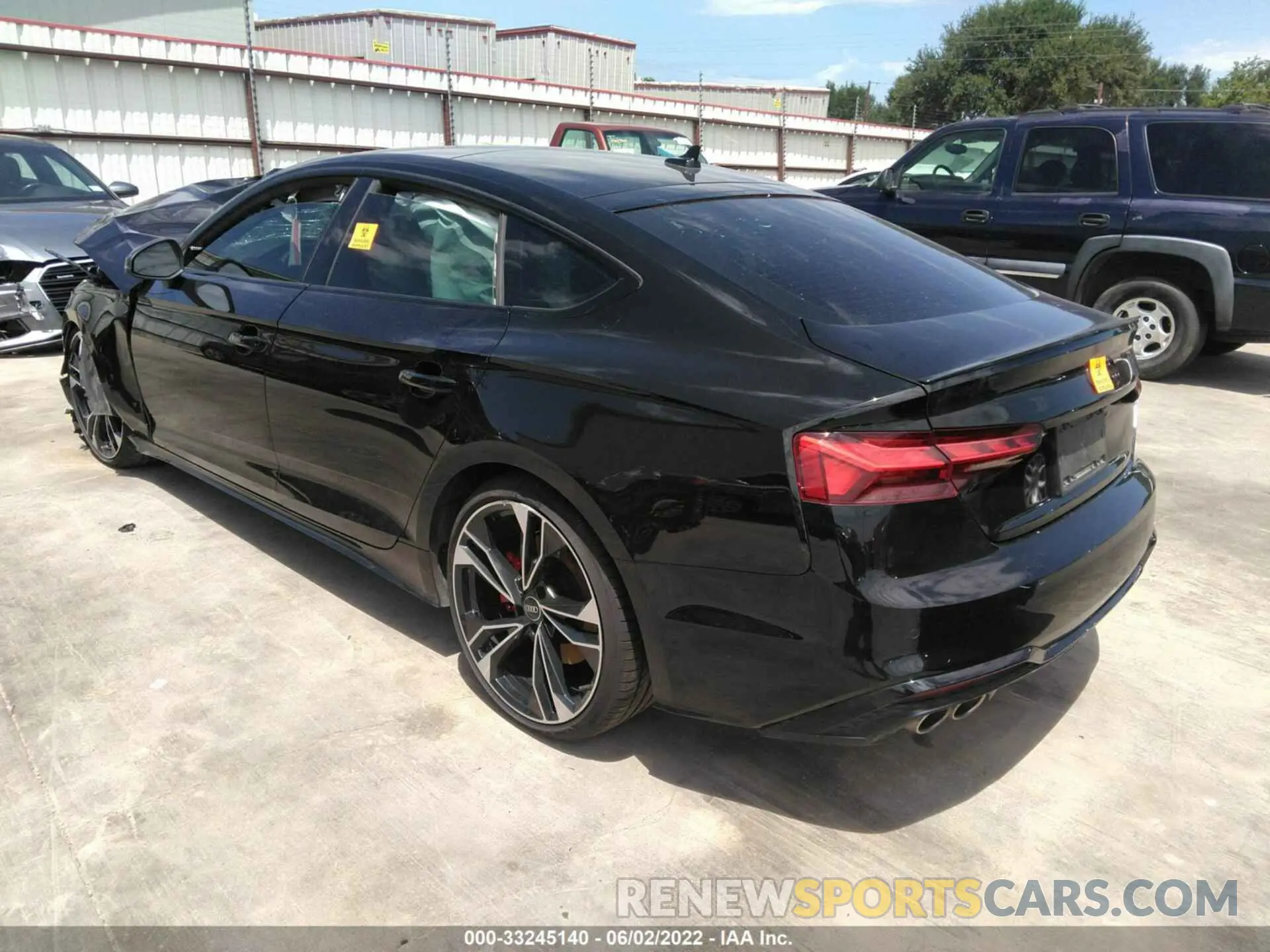 3 fotografías del automóvil dañado WAUC4CF58MA052012 AUDI S5 SPORTBACK 2021