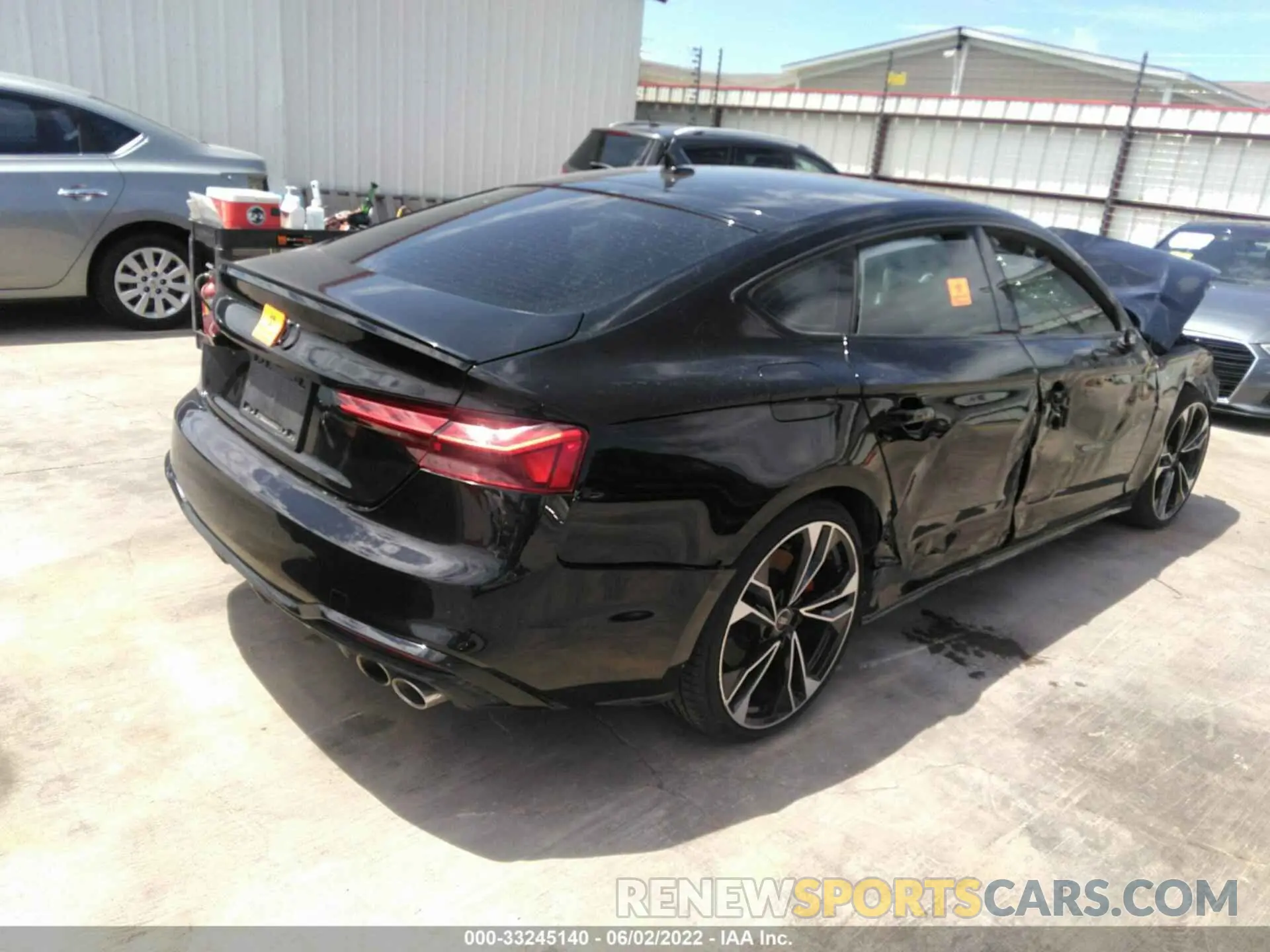 4 fotografías del automóvil dañado WAUC4CF58MA052012 AUDI S5 SPORTBACK 2021