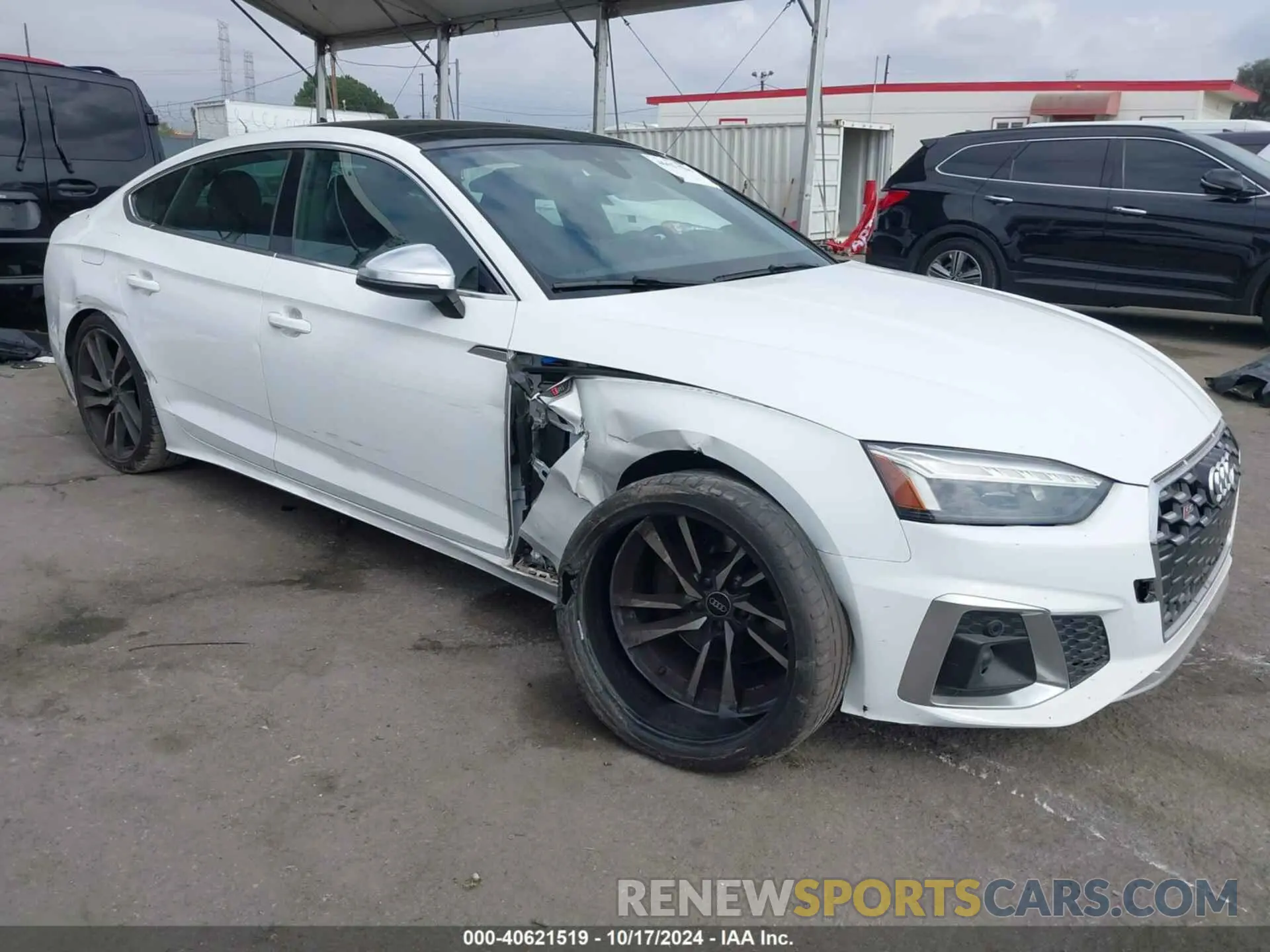 1 fotografías del automóvil dañado WAUA4CF51NA033679 AUDI S5 SPORTBACK 2022