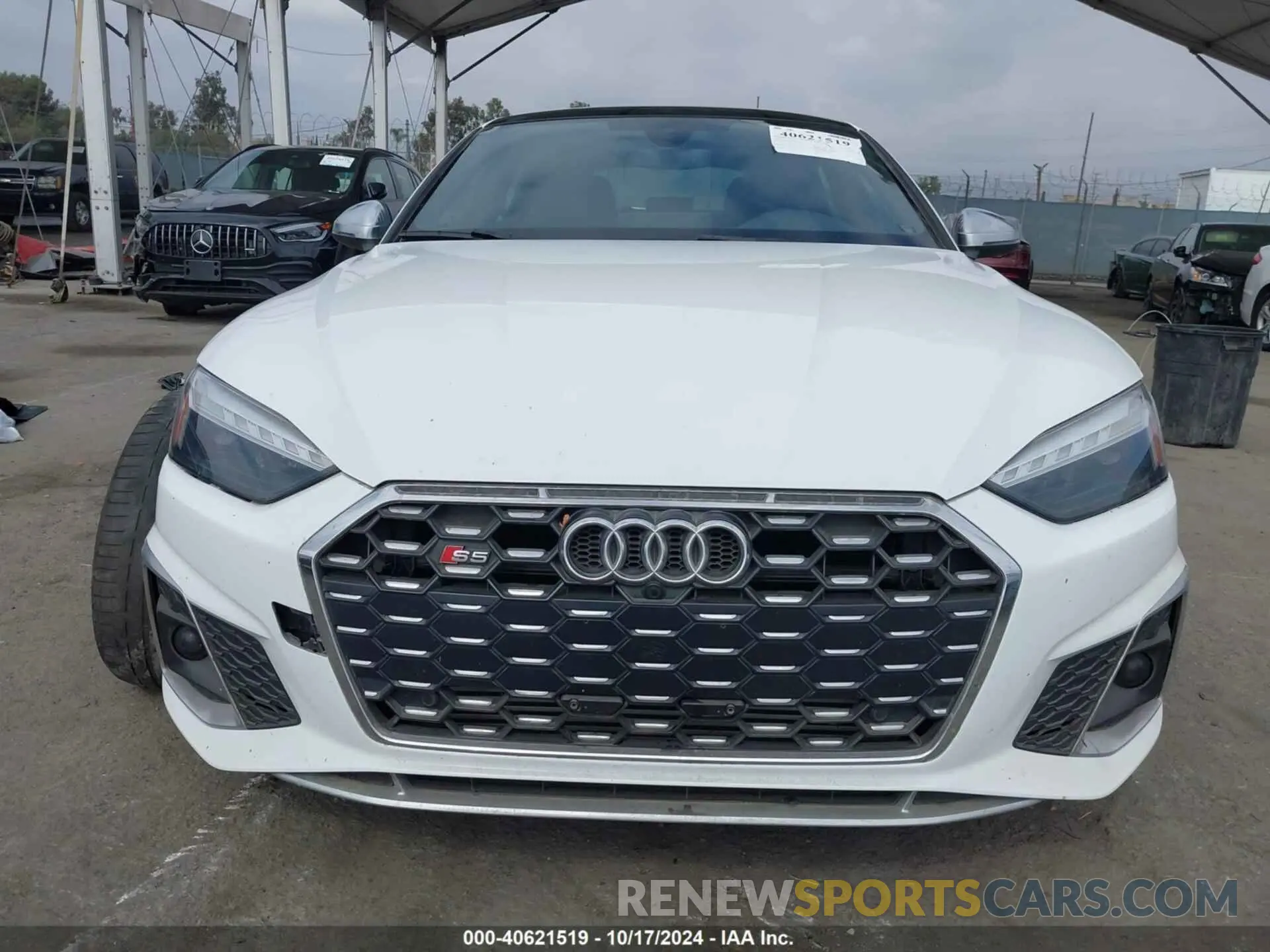 12 fotografías del automóvil dañado WAUA4CF51NA033679 AUDI S5 SPORTBACK 2022
