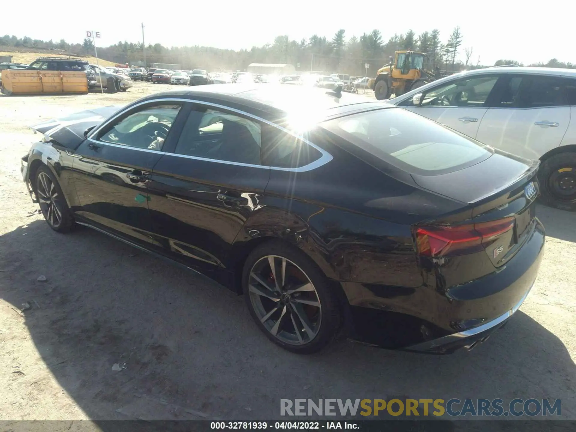 3 fotografías del automóvil dañado WAUC4CF50NA011892 AUDI S5 SPORTBACK 2022