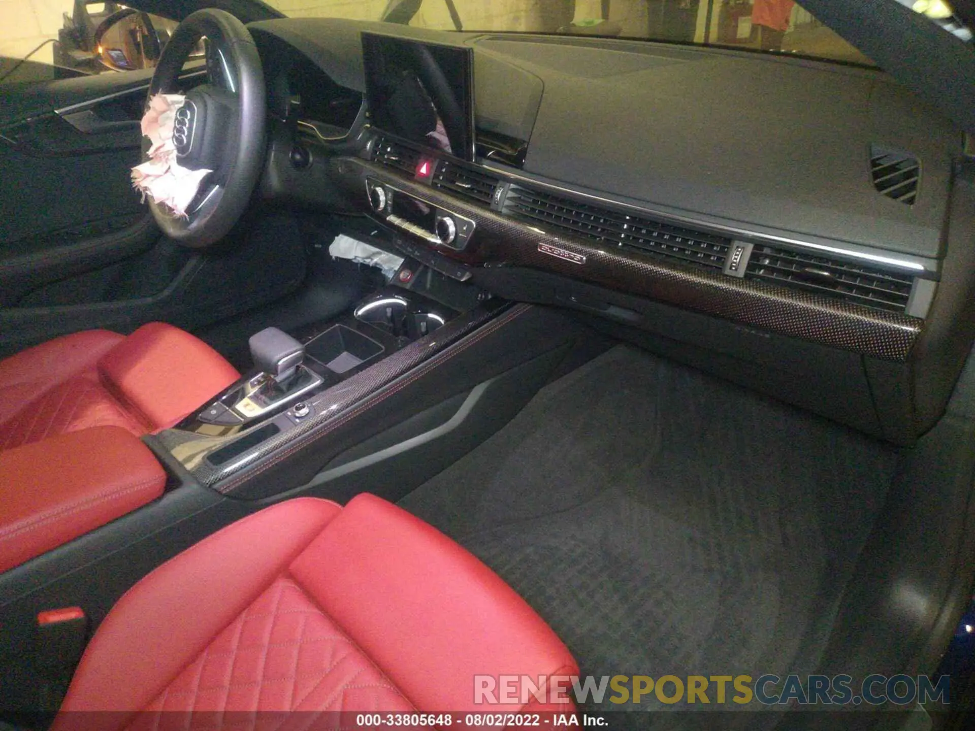 5 fotografías del automóvil dañado WAUC4CF54NA008624 AUDI S5 SPORTBACK 2022