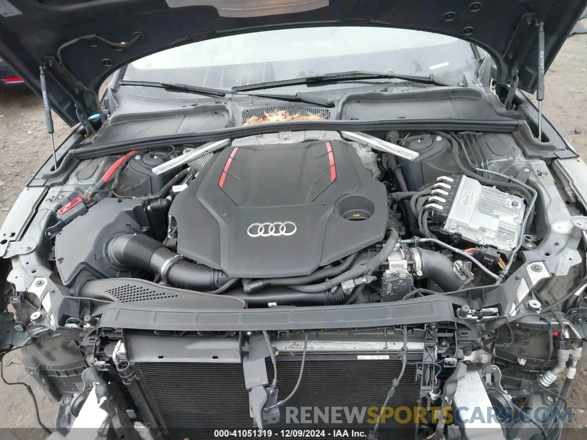 10 fotografías del automóvil dañado WAUC4CF50PA011457 AUDI S5 SPORTBACK 2023