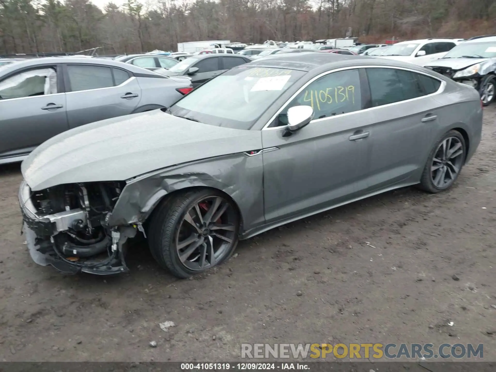 2 fotografías del automóvil dañado WAUC4CF50PA011457 AUDI S5 SPORTBACK 2023