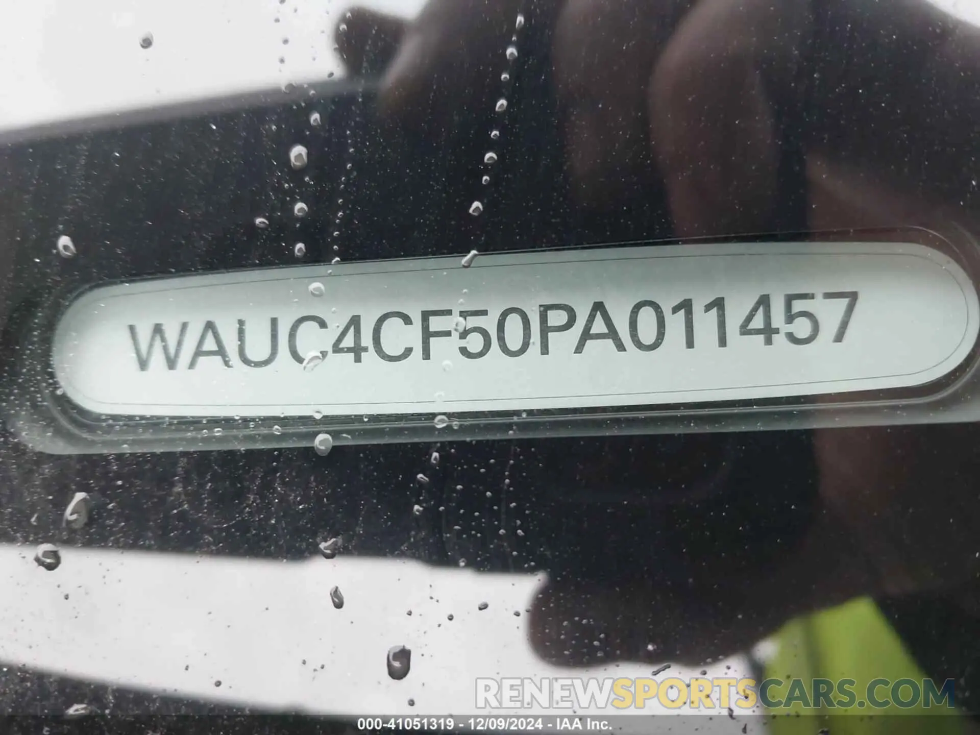 9 fotografías del automóvil dañado WAUC4CF50PA011457 AUDI S5 SPORTBACK 2023