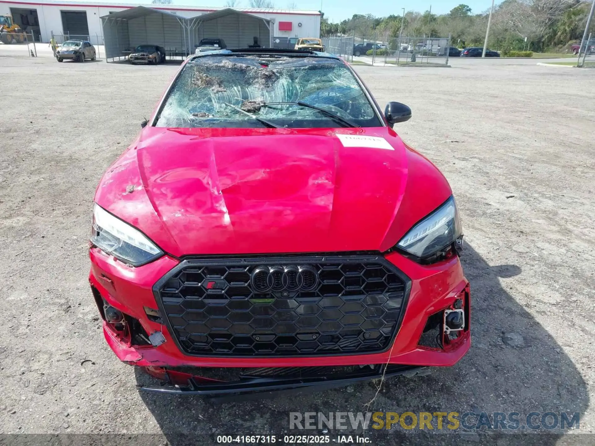 12 fotografías del automóvil dañado WAUB4CF52RA055880 AUDI S5 SPORTBACK 2024