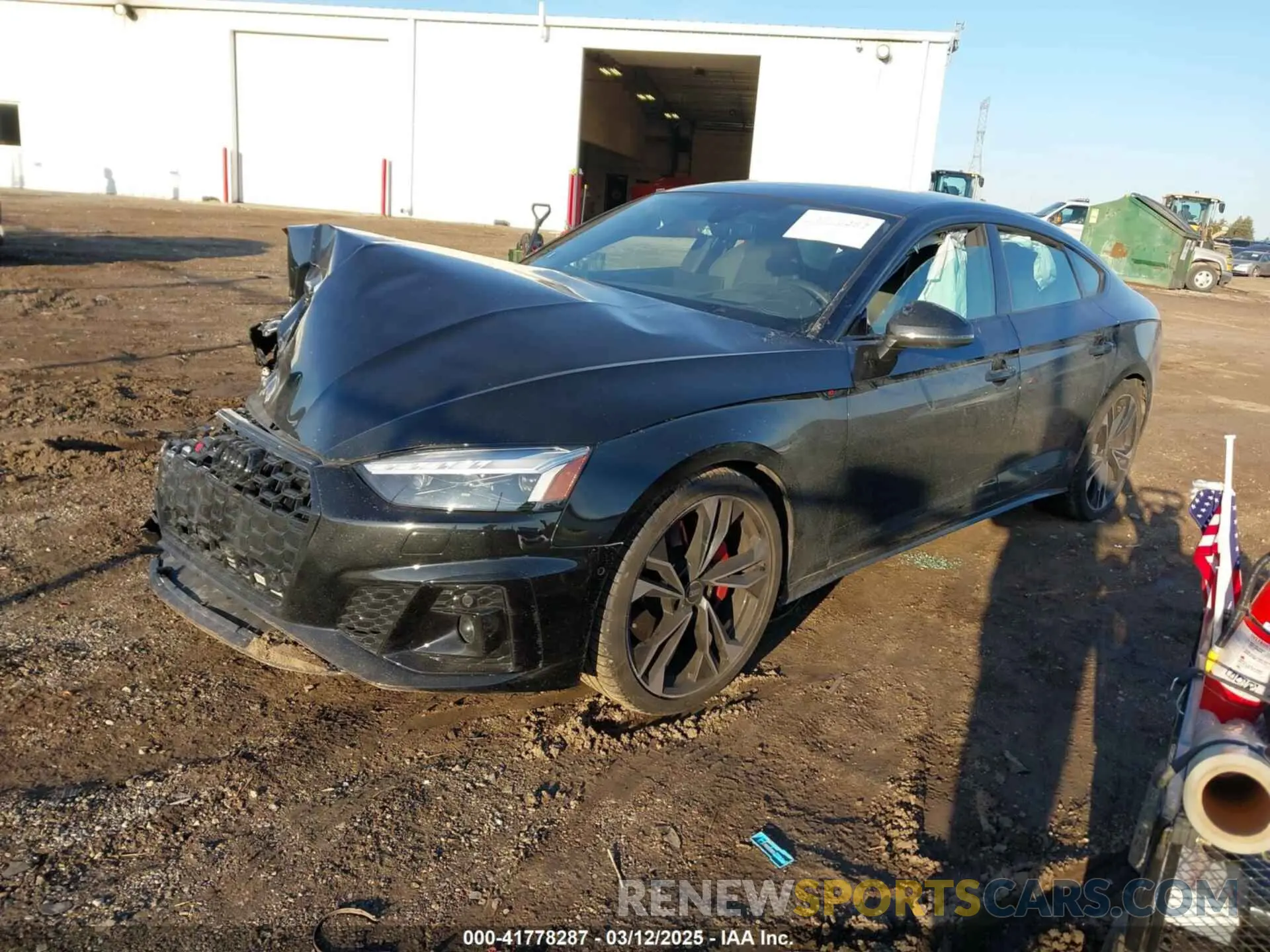 2 fotografías del automóvil dañado WAUB4CF58RA010698 AUDI S5 SPORTBACK 2024
