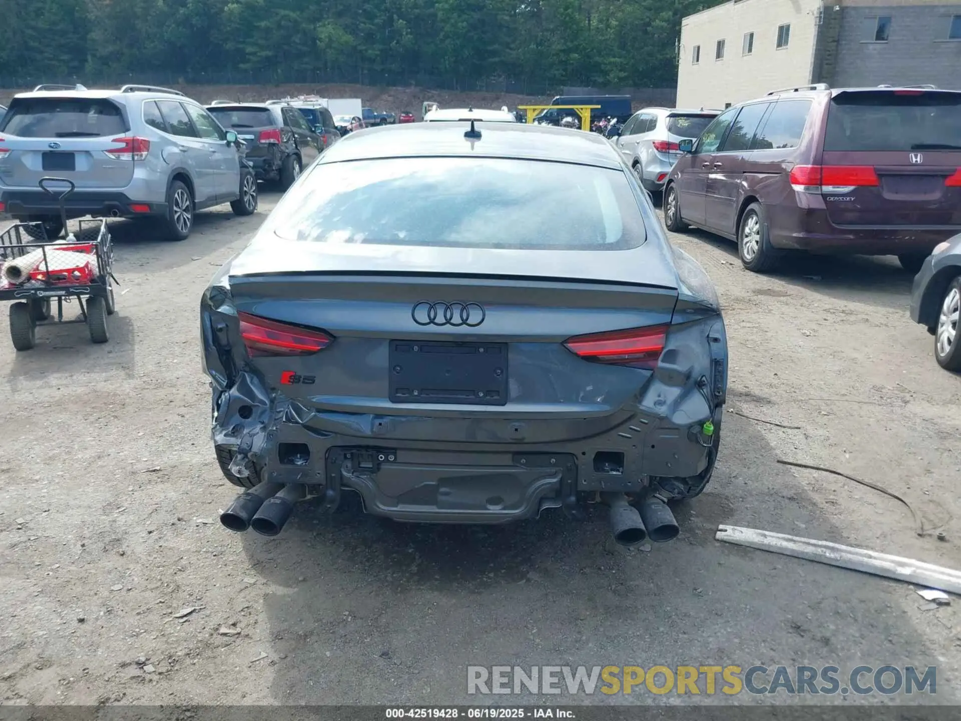 17 fotografías del automóvil dañado WAUC4CF52RA101227 AUDI S5 SPORTBACK 2024
