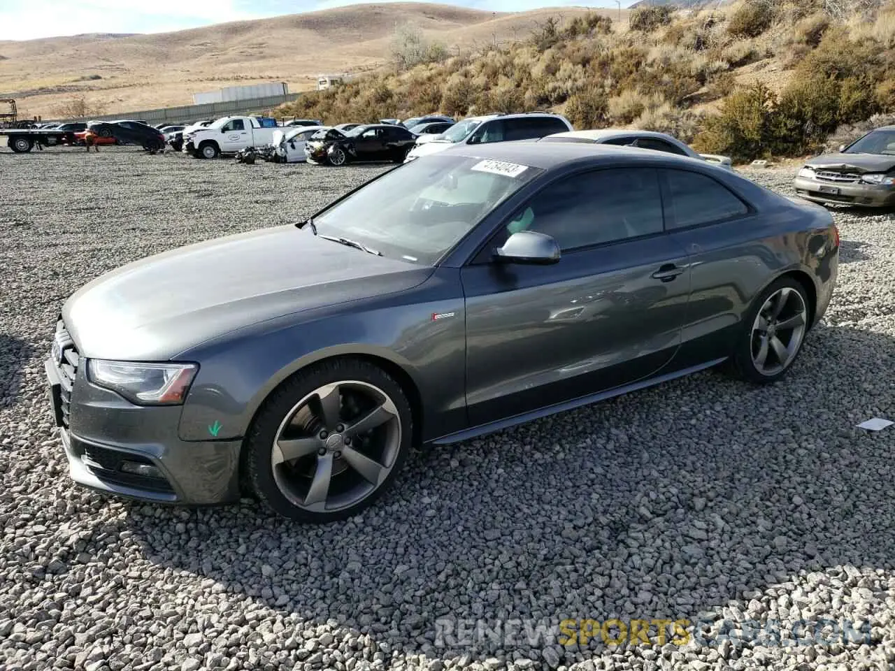 1 fotografías del automóvil dañado WAUCGAFR7FA046588 AUDI S5/RS5 2015