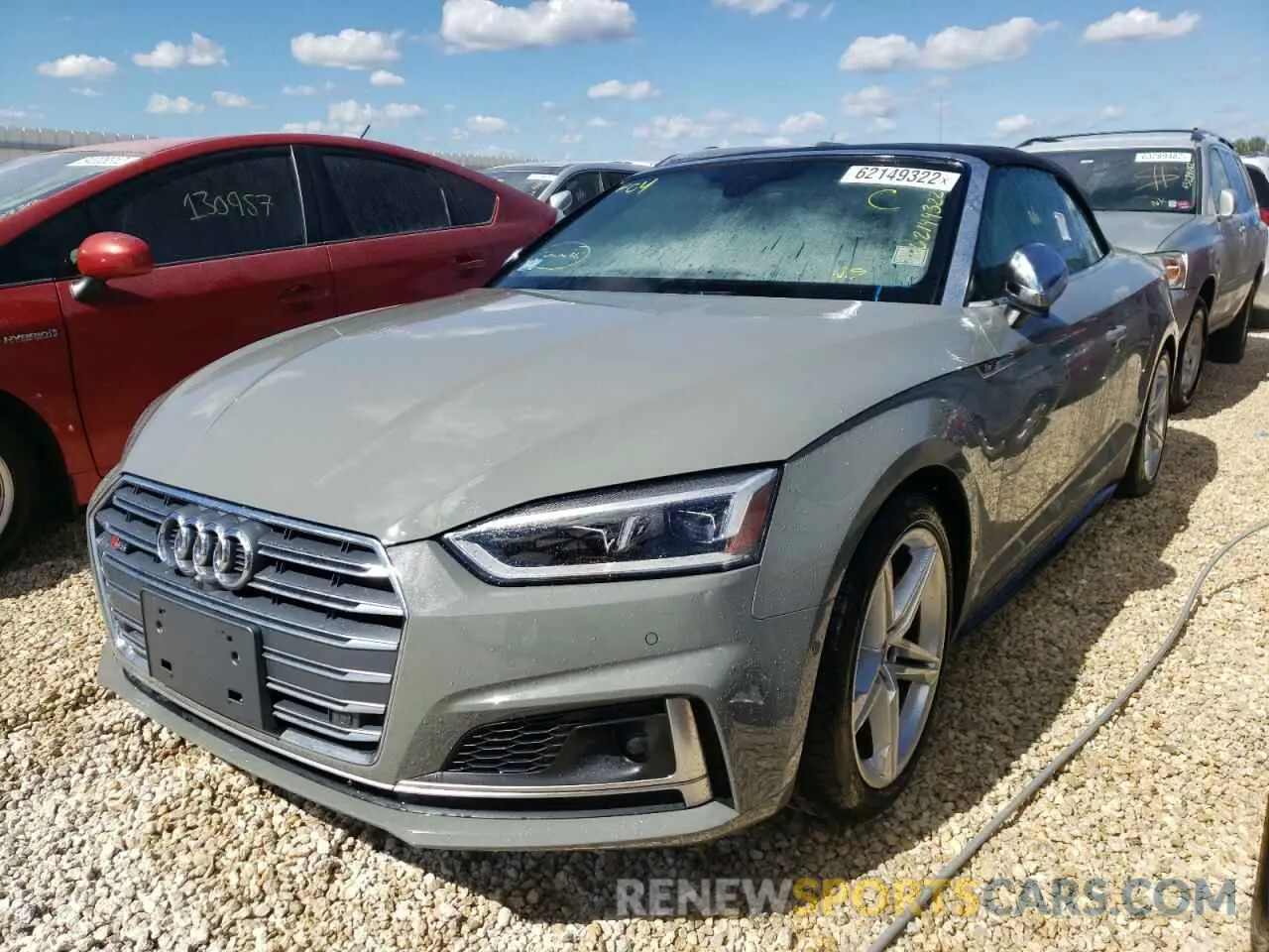 2 fotografías del automóvil dañado WAU24GF52KN001016 AUDI S5/RS5 2019